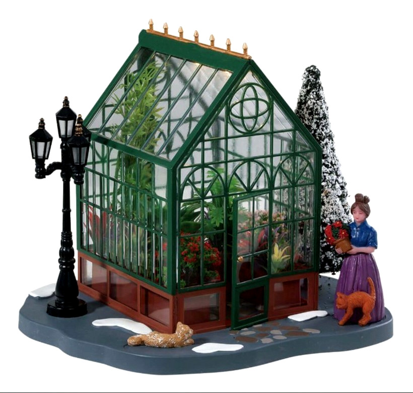 Lemax VICTORIAN GREENHOUSE # 84347 Christmas Village Lighted Building 2018 NEW