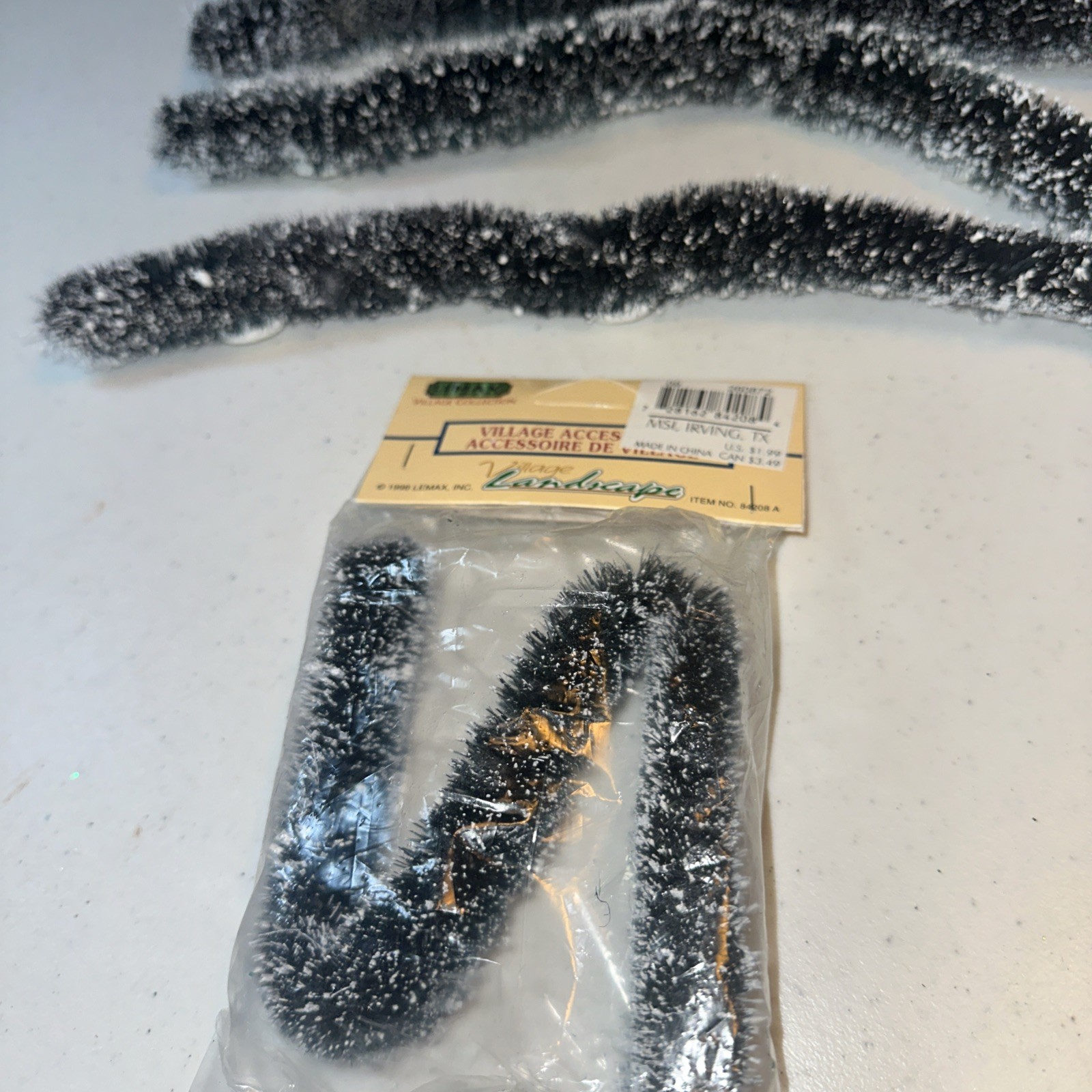 Lemax Flexible Sisal Hedge 12” Long Each 4 Pre Owned 1 New In Package 5 Total