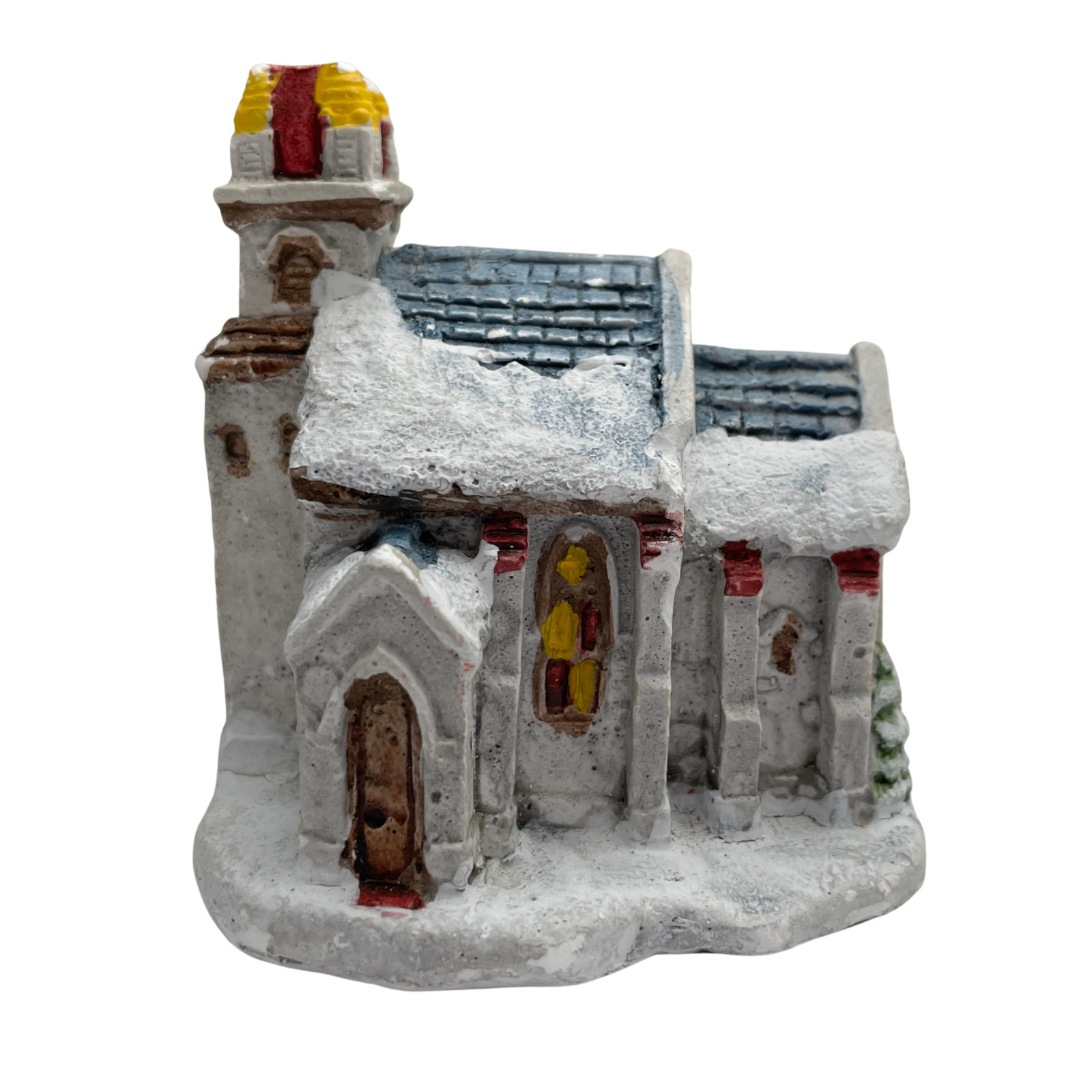 Vintage A Dickens Christmas Town Church 1988 RSVP Inc Hand Painted Cottage