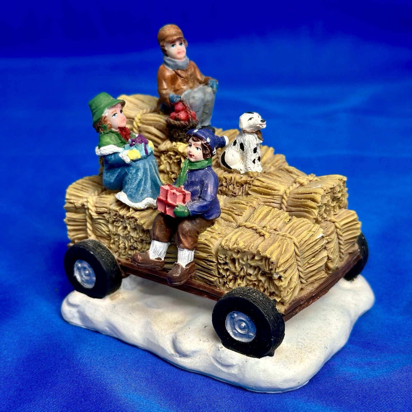 Holiday Inspirations House Accessory Hay Ride For Santa On A Tractor.