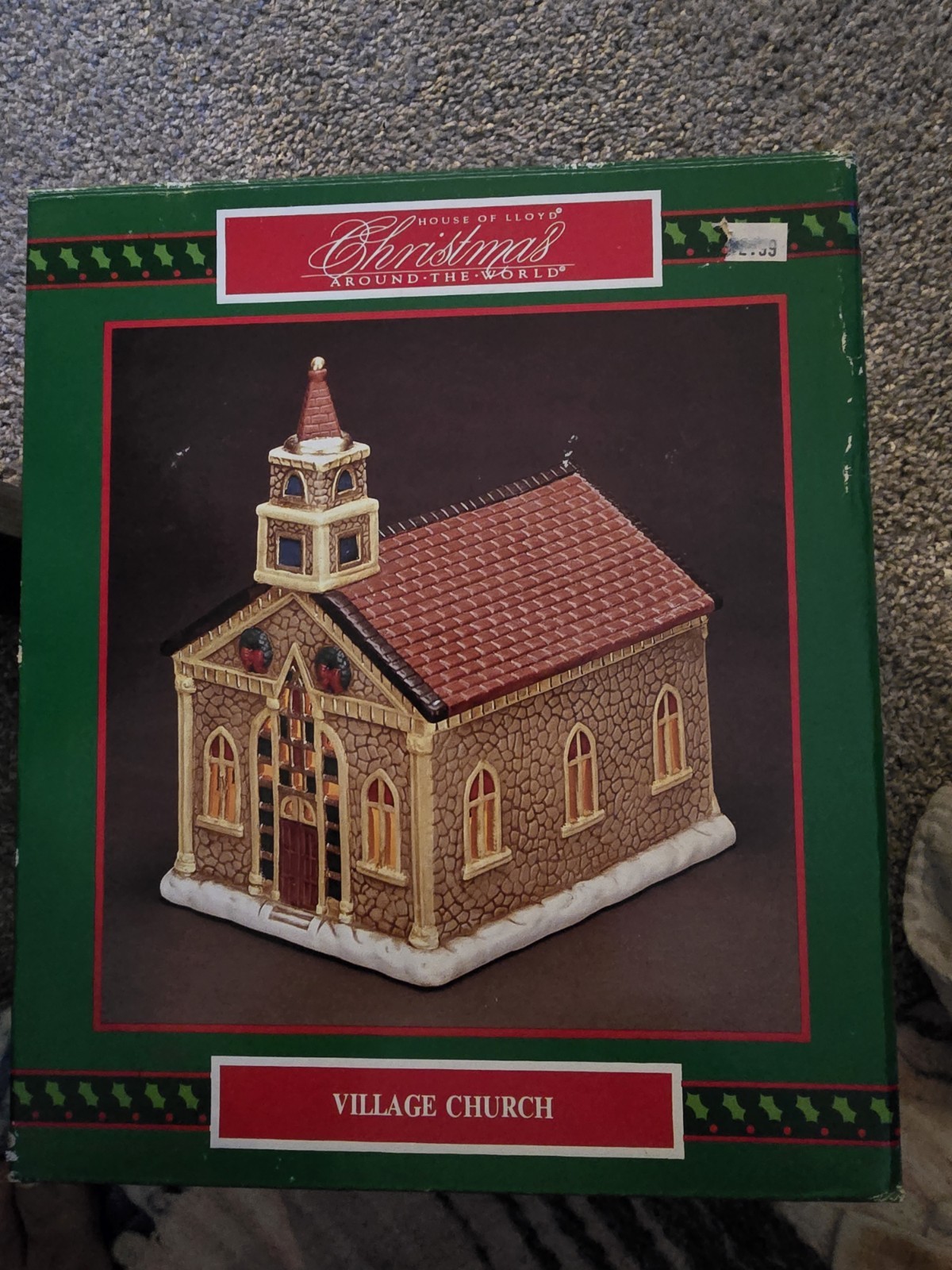 House of Lloyd Christmas Around the World Village Church New In Box 90s