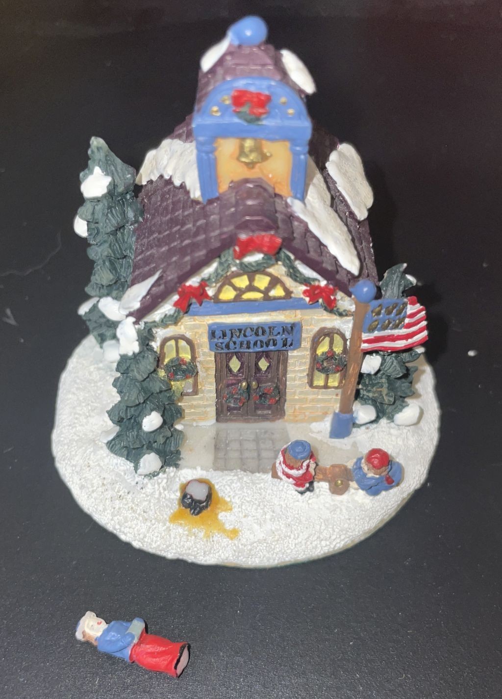 Lot of 13 Crystal Falls Village Collectables Miniature Houses