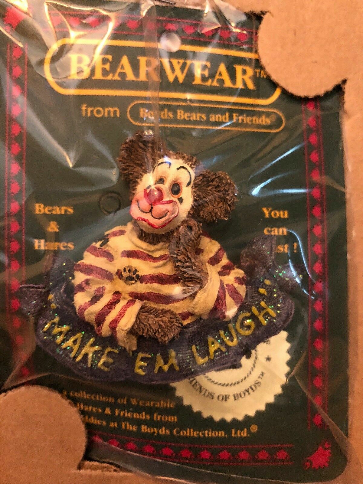Boyds Bears GREATEST FOB ON EARTH CIRCUS KIT GIZMOE, GADGET, PIN Dealer Stock