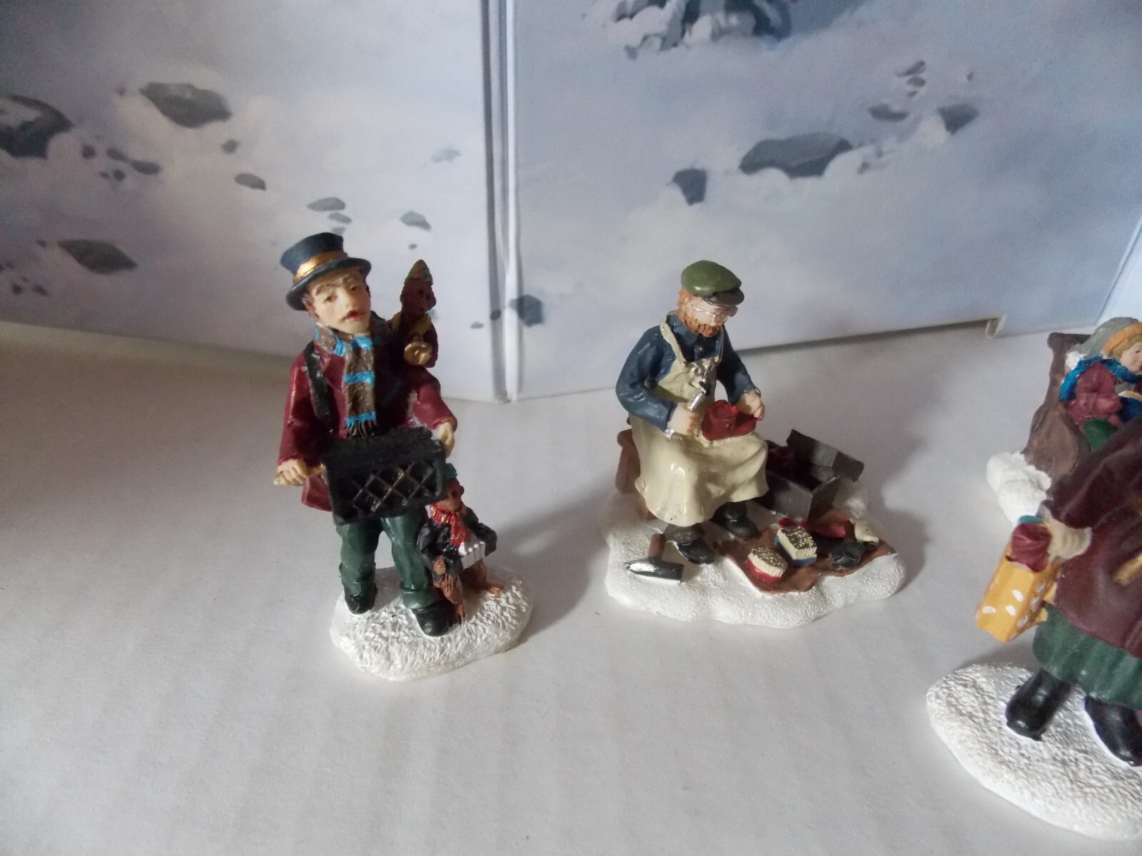 St Nicholas Square Village Accessory ~ Lot of (7) People Man Woman