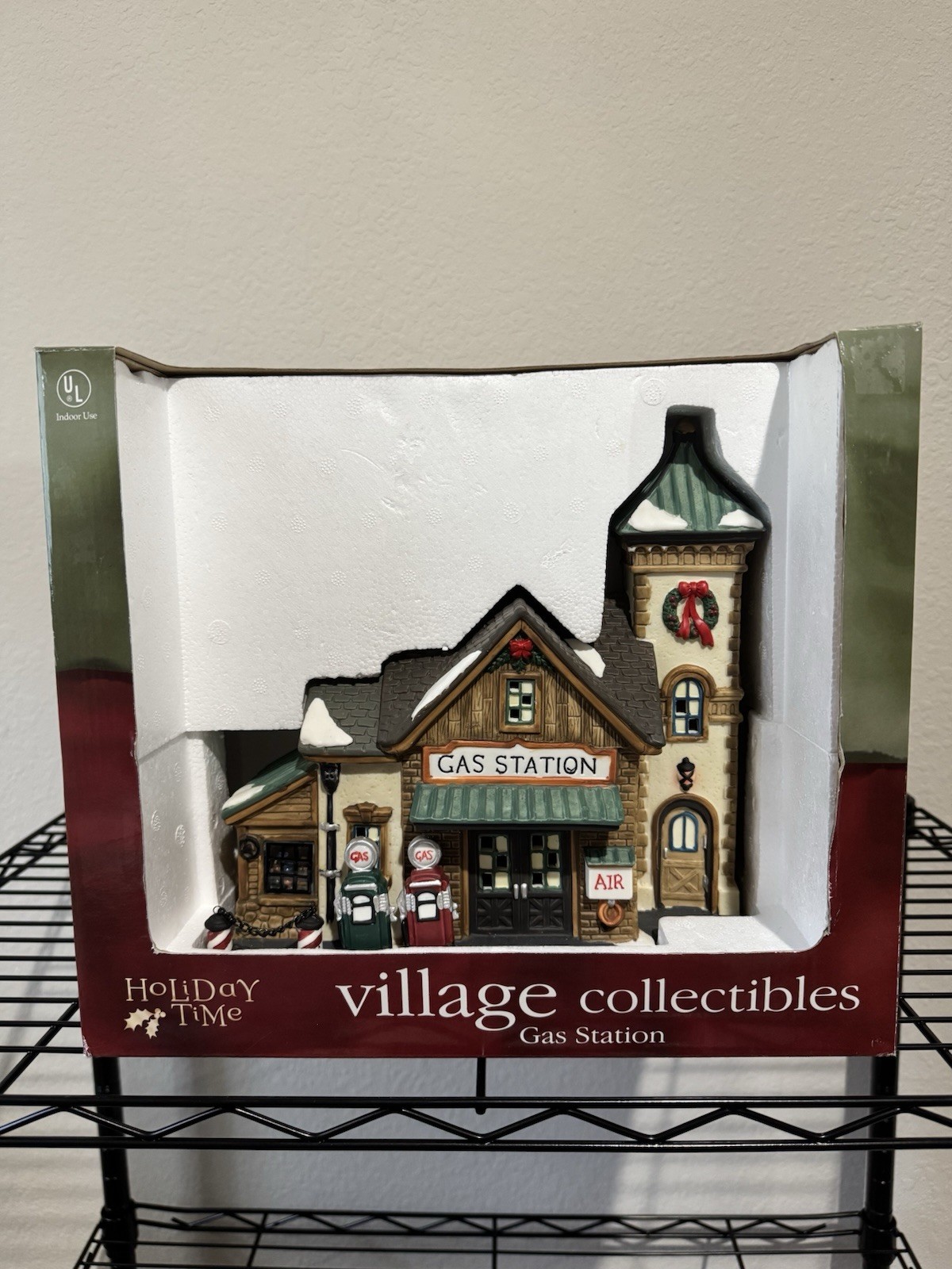 Holiday Time Village Collectibles Building P0857 – Jack’s Speedway Gas Station
