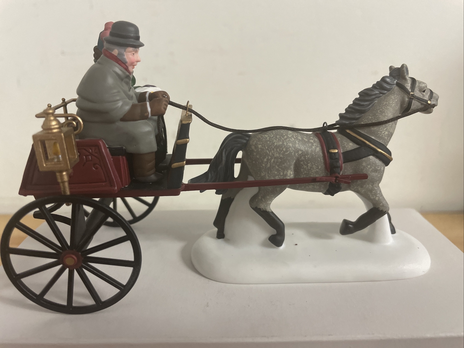 Dept 56 Dickens Village – Red Christmas Sulky – NIB