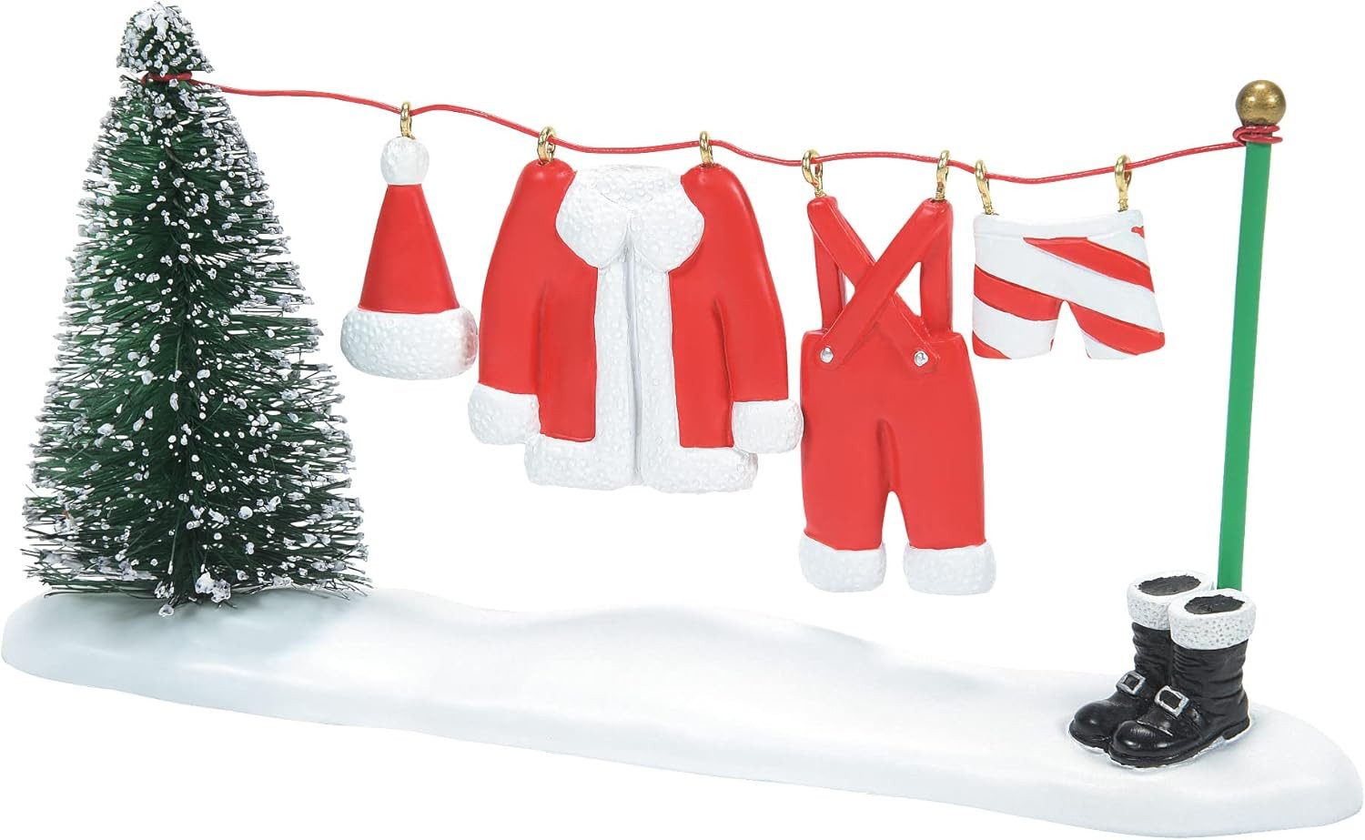 Village Collection Accessories Ready for the Big Night Santa’S Clothes Figurine,