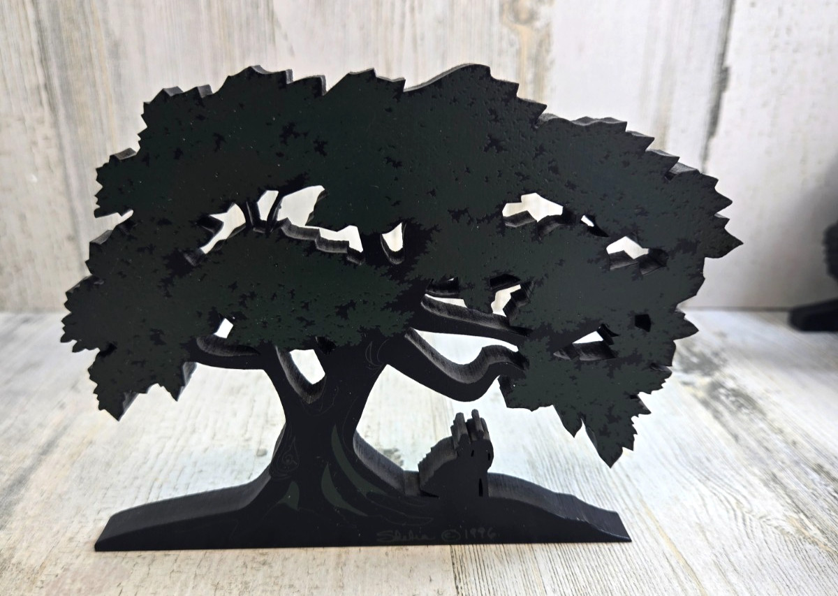 Shelia’s Collectibles Gone With The Wind Oak Tree Silhouette Shelf Sitter
