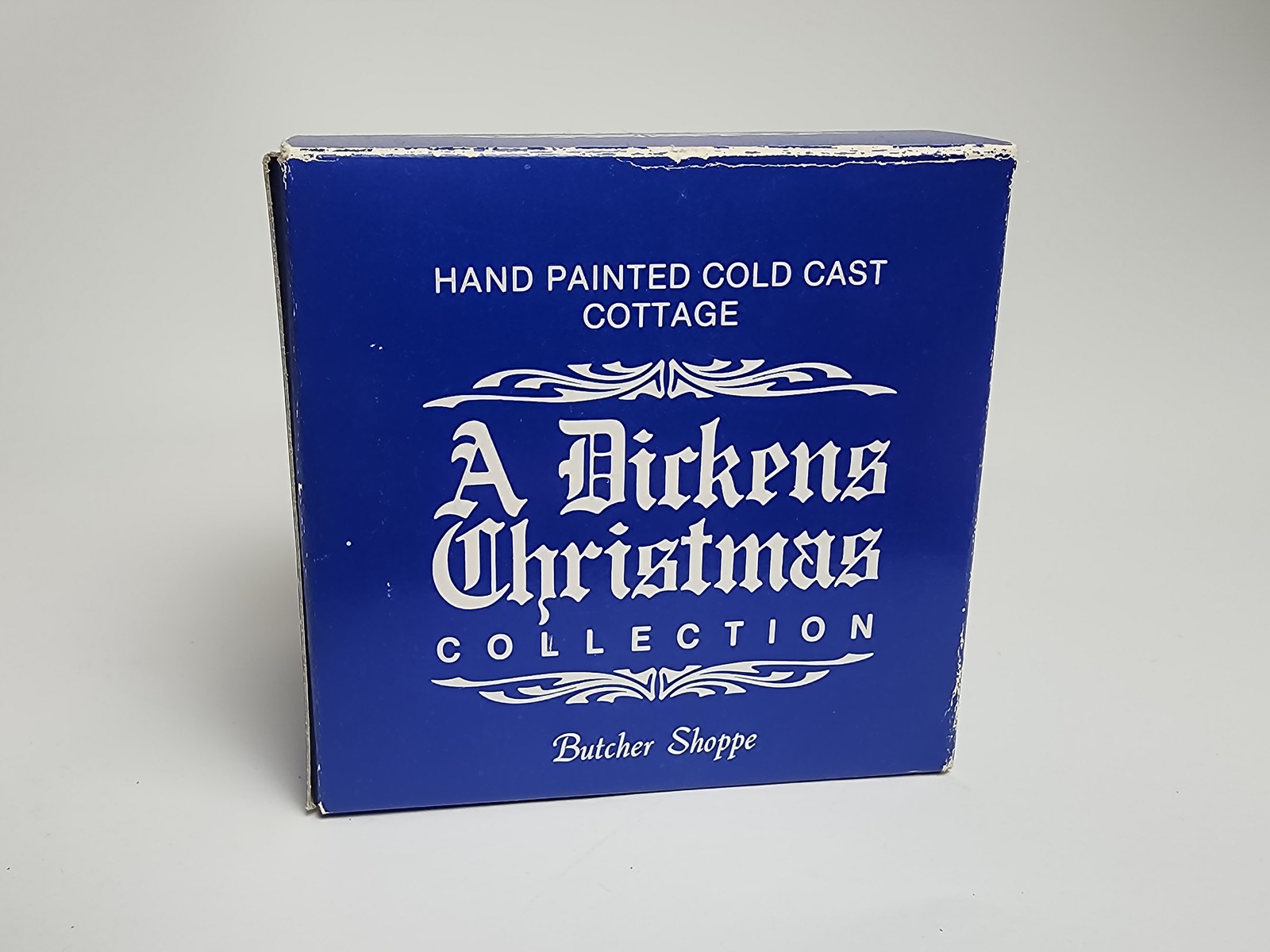 A Dickens Christmas Collection Butcher Shoppe Village House 1988 RSVP Cold Cast
