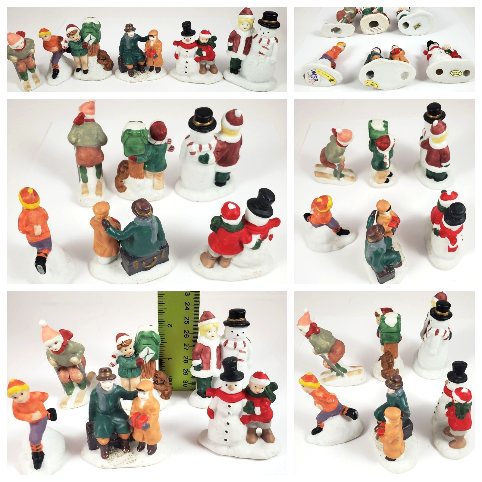 Christmas Town People & Accessories-58pc Mixed Lot -Lemax~Dept 56~O’Well~Other