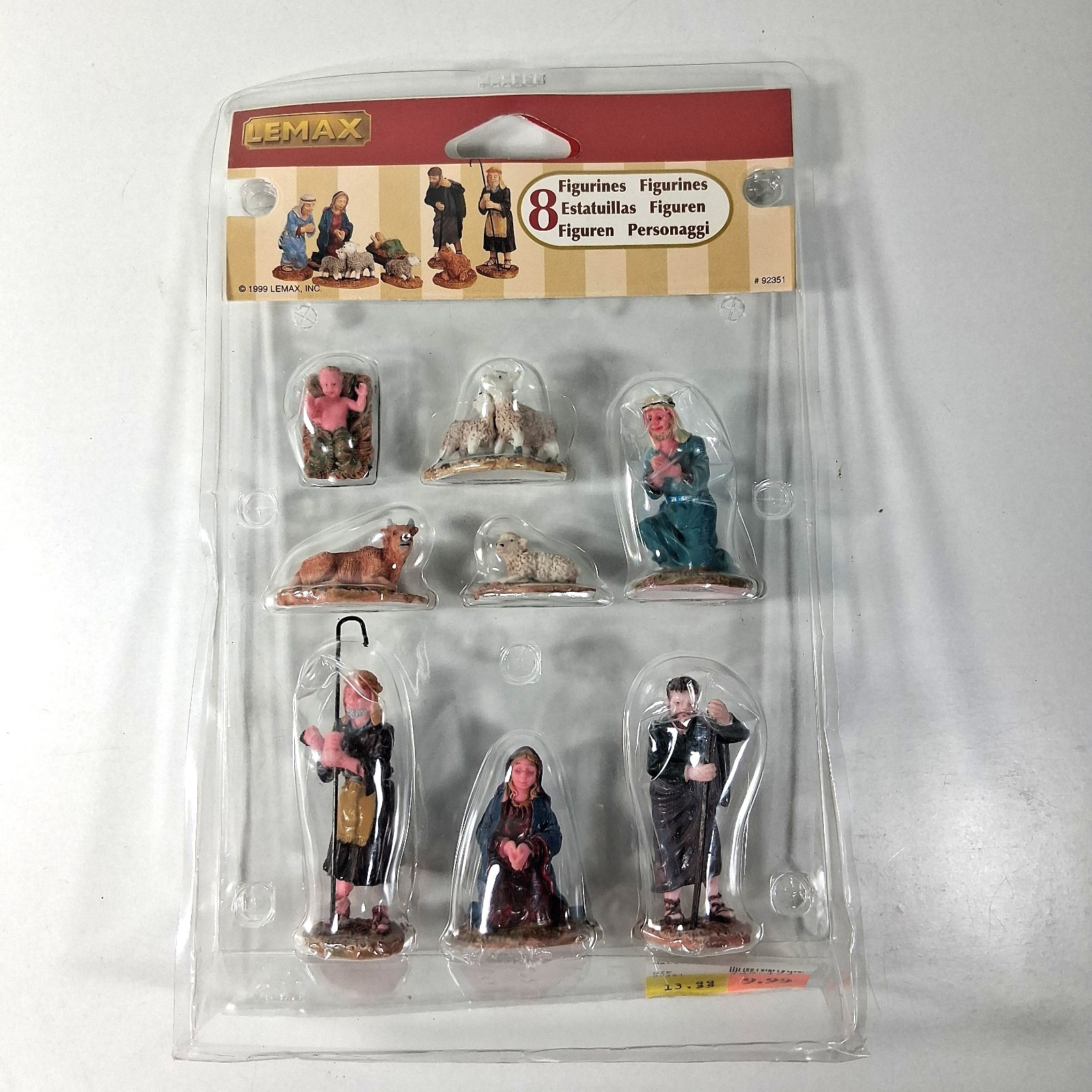 Lemax Nativity Scene Figurines #92351 Christmas Set of 8