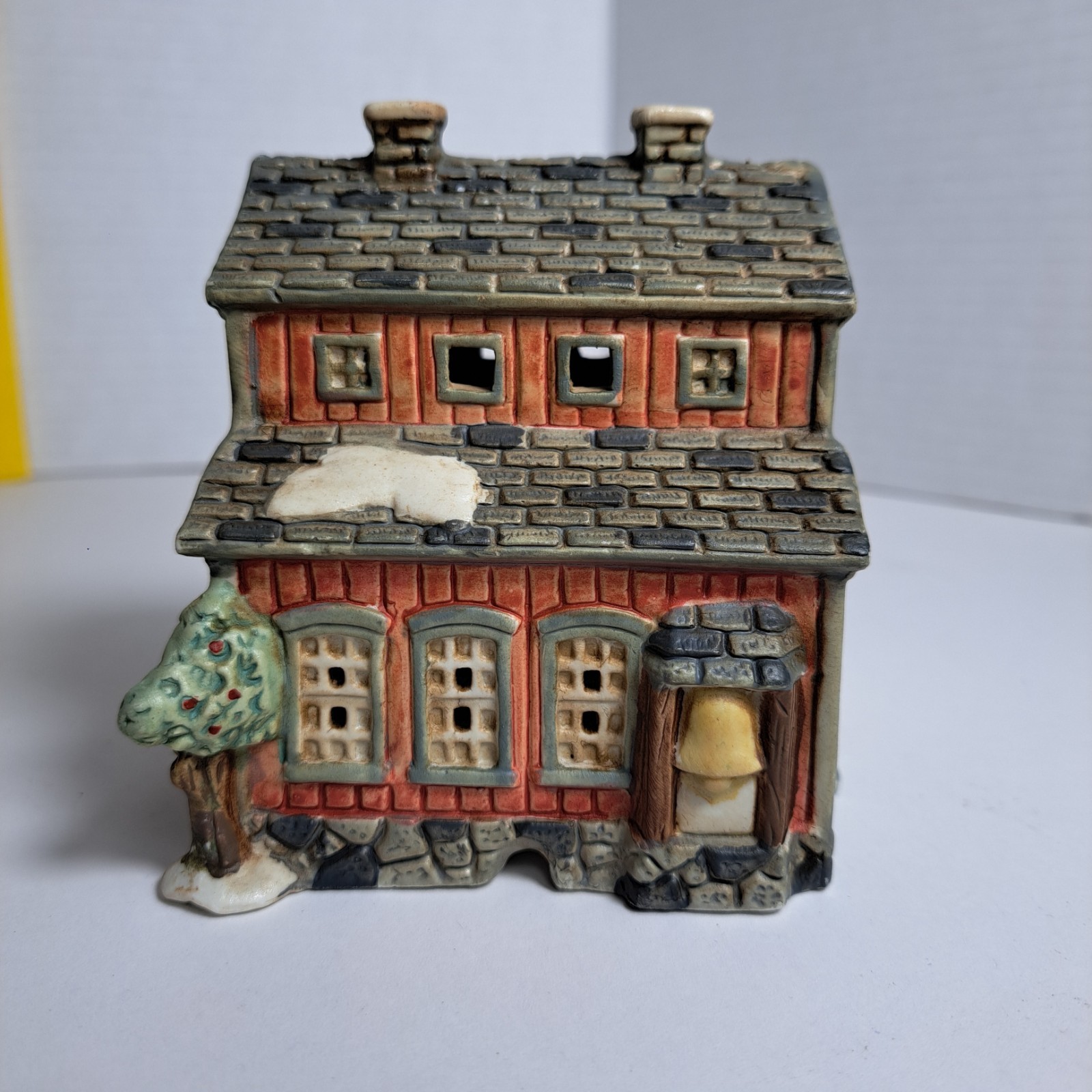 Lot of 2 Dickens Christmas Buildings, 1995 School House & 1990’s Village House
