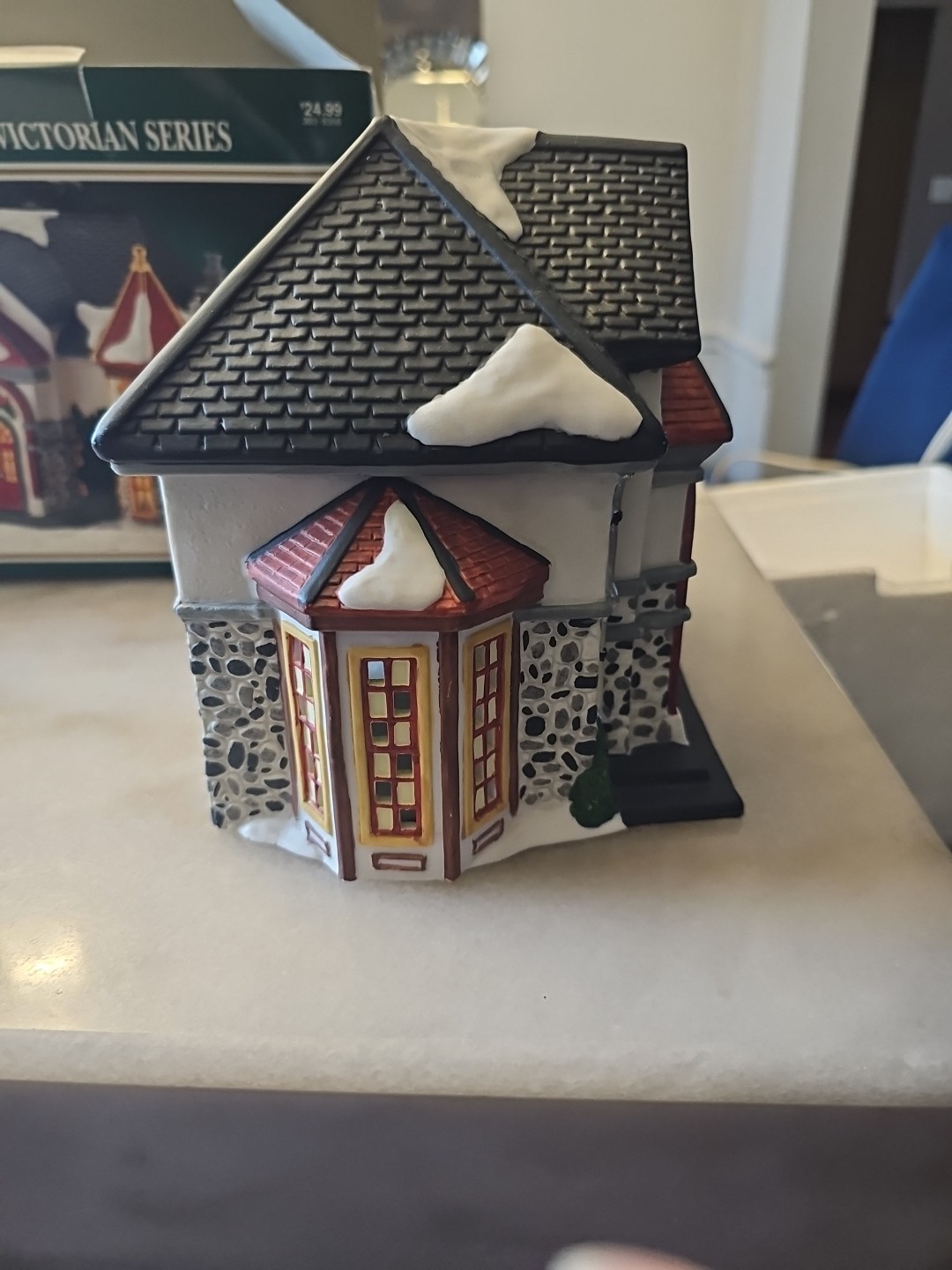 Dickens Collectables Hand Painted Porcelain Lighted House Victorian Series 1997