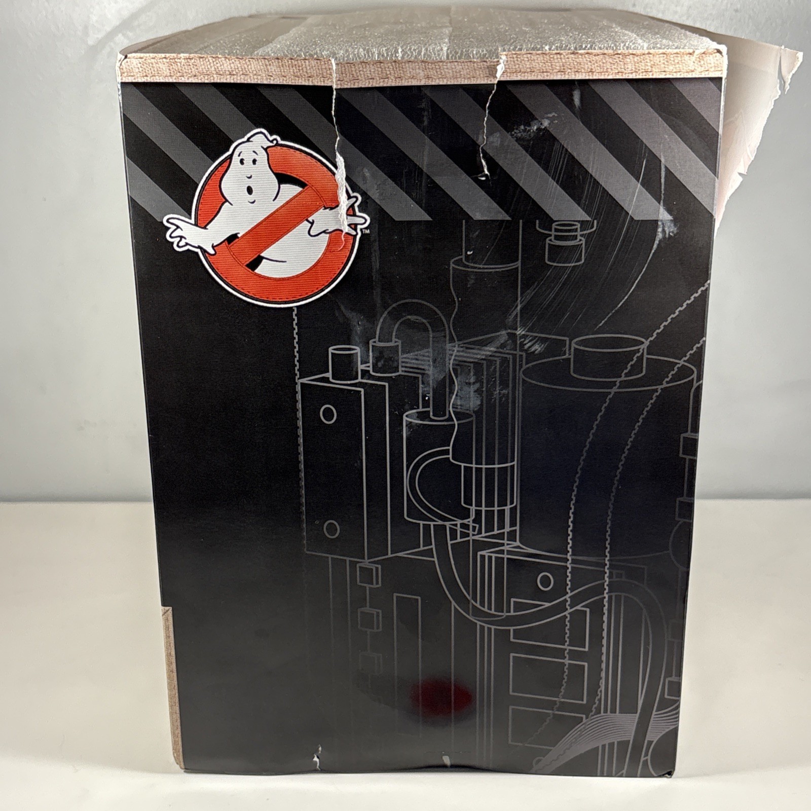 Department 56 Ghostbusters Library New Damaged Box