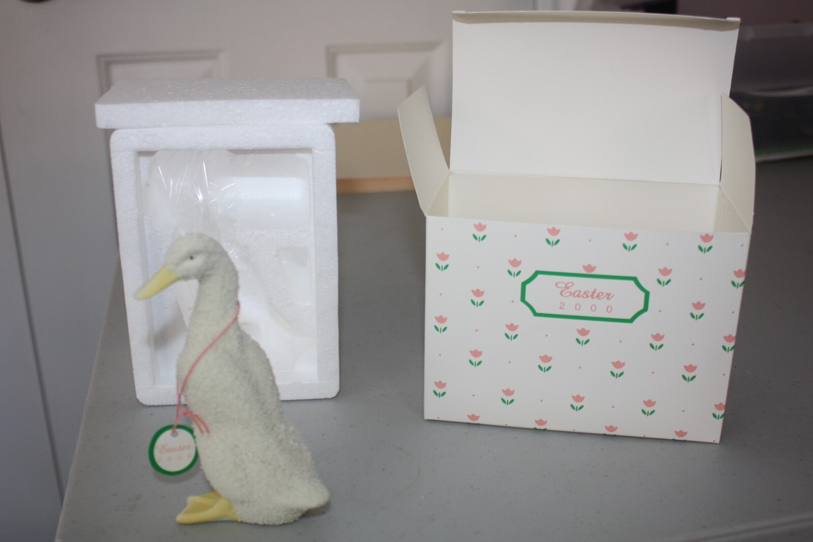 Vintage Dept. 56 Easter, 2000 Bisque Porcelain Duck New in Box 56.23901
