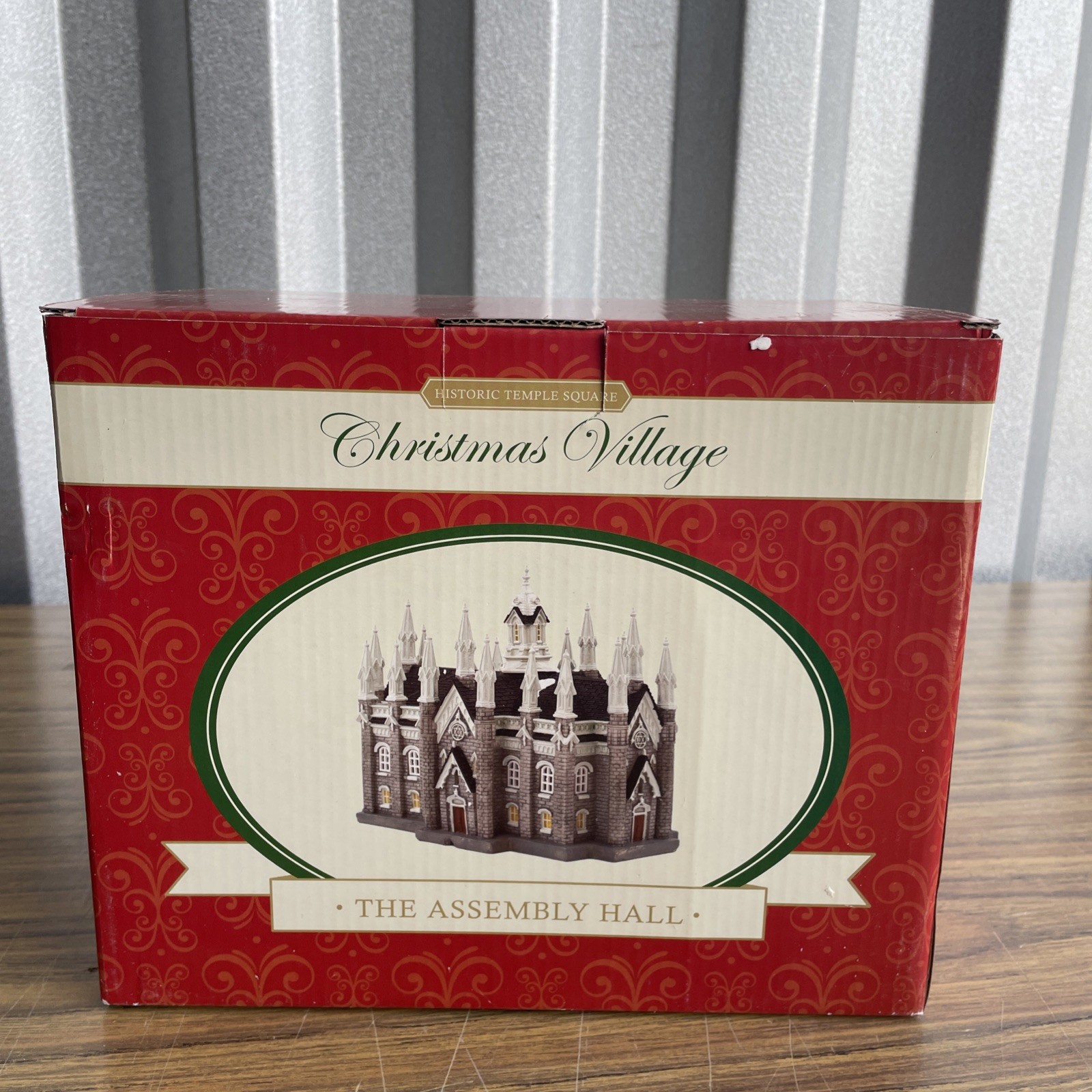 Historic Temple Square Christmas Village The Assembly Hall Lighted Building IOB