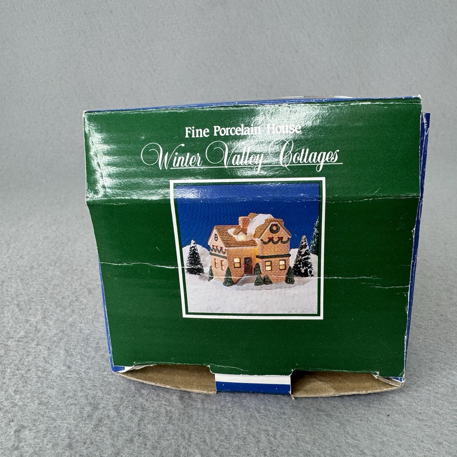 Winter Valley Cottages Fine Porcelain House Christmas Village 3″x3″