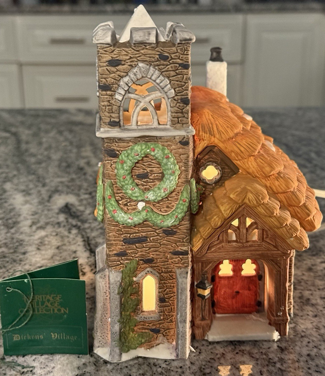 Department 56 Dickens Village 1988″ Ivy Glen Church” 5927 Heritage Dept 56