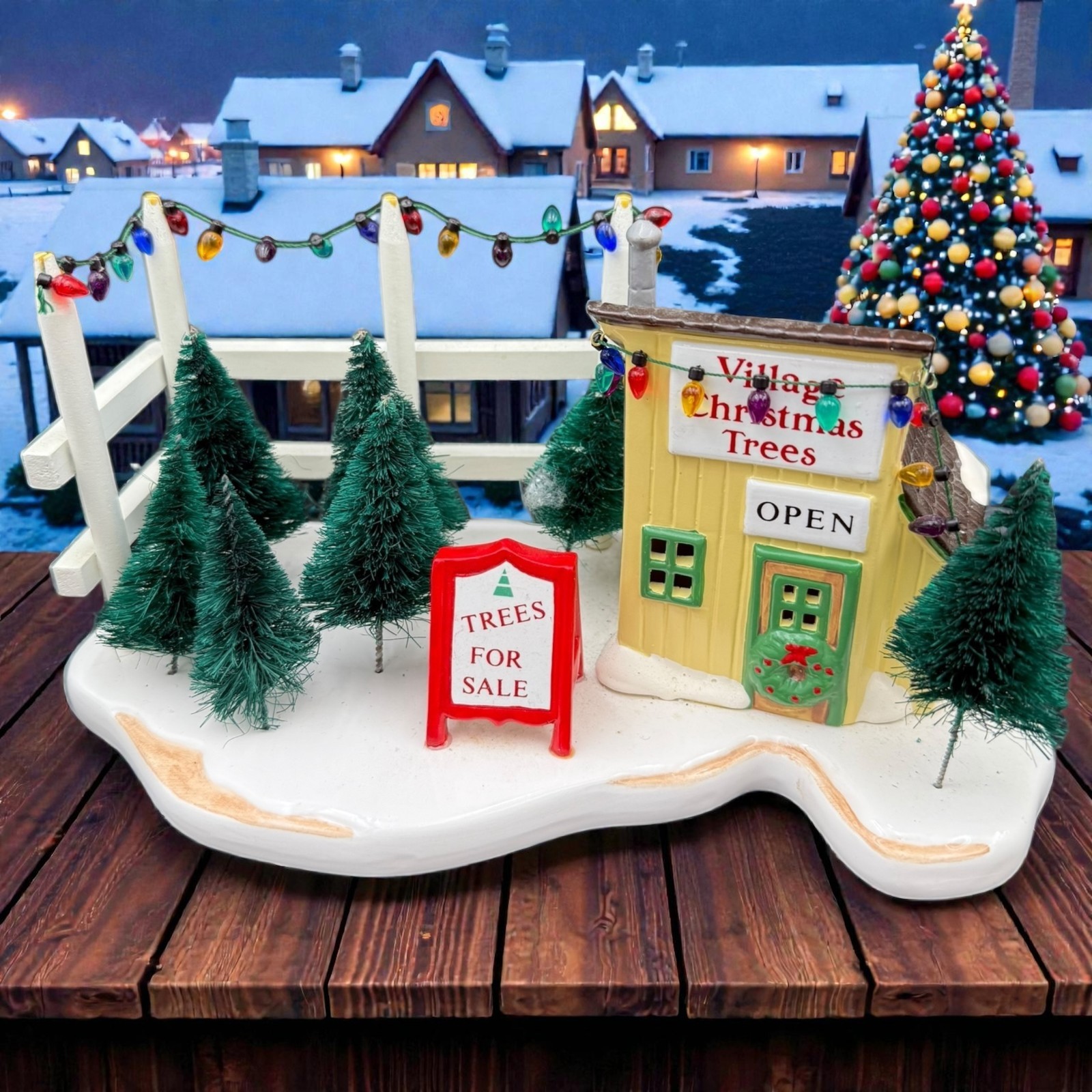 Department 56 The Original Snow Village Christmas Tree Lot Accessory #51381