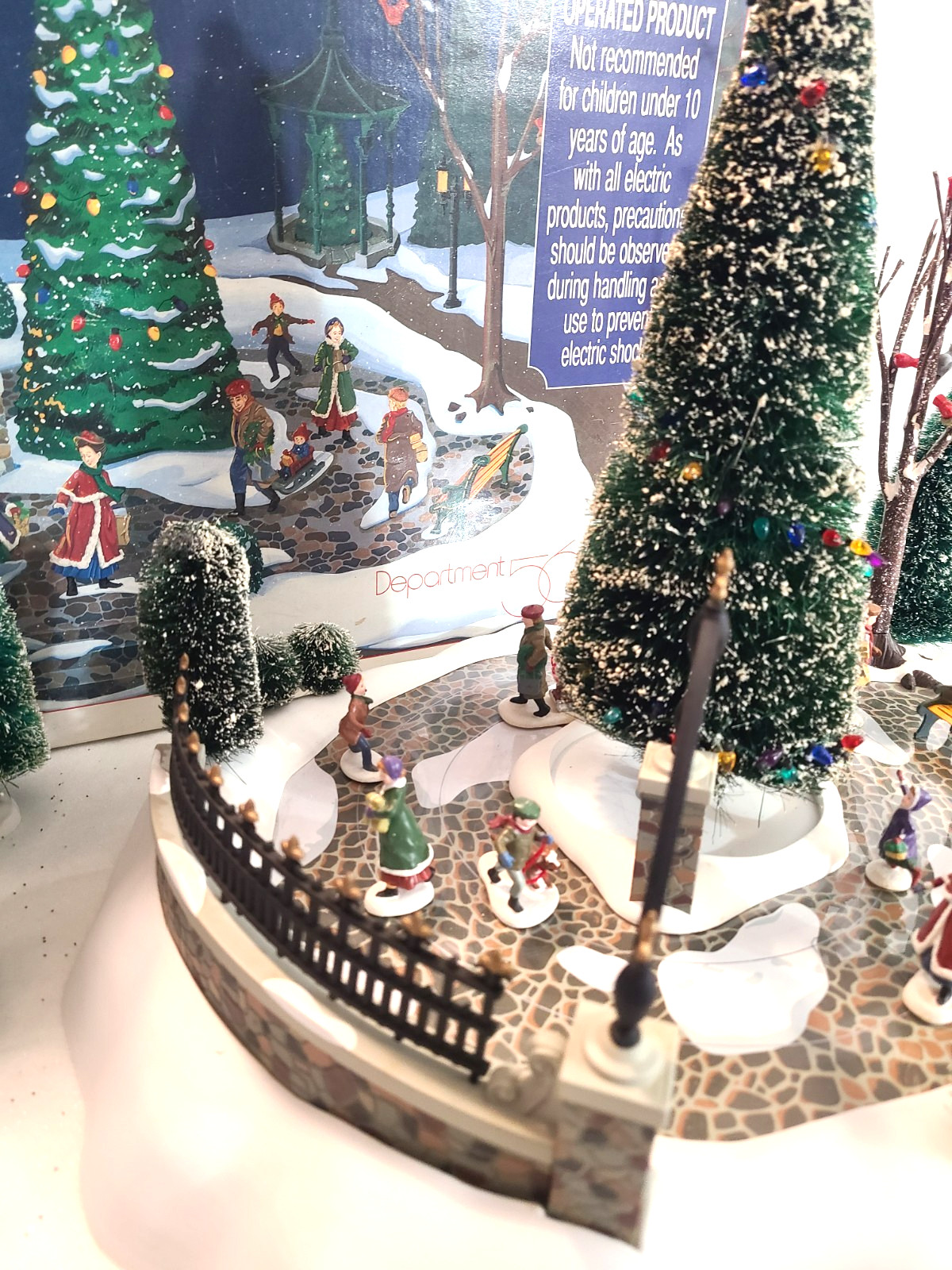 Dept 56 Christmas Village Animated Set All Around The Park 52477 Tested Extras