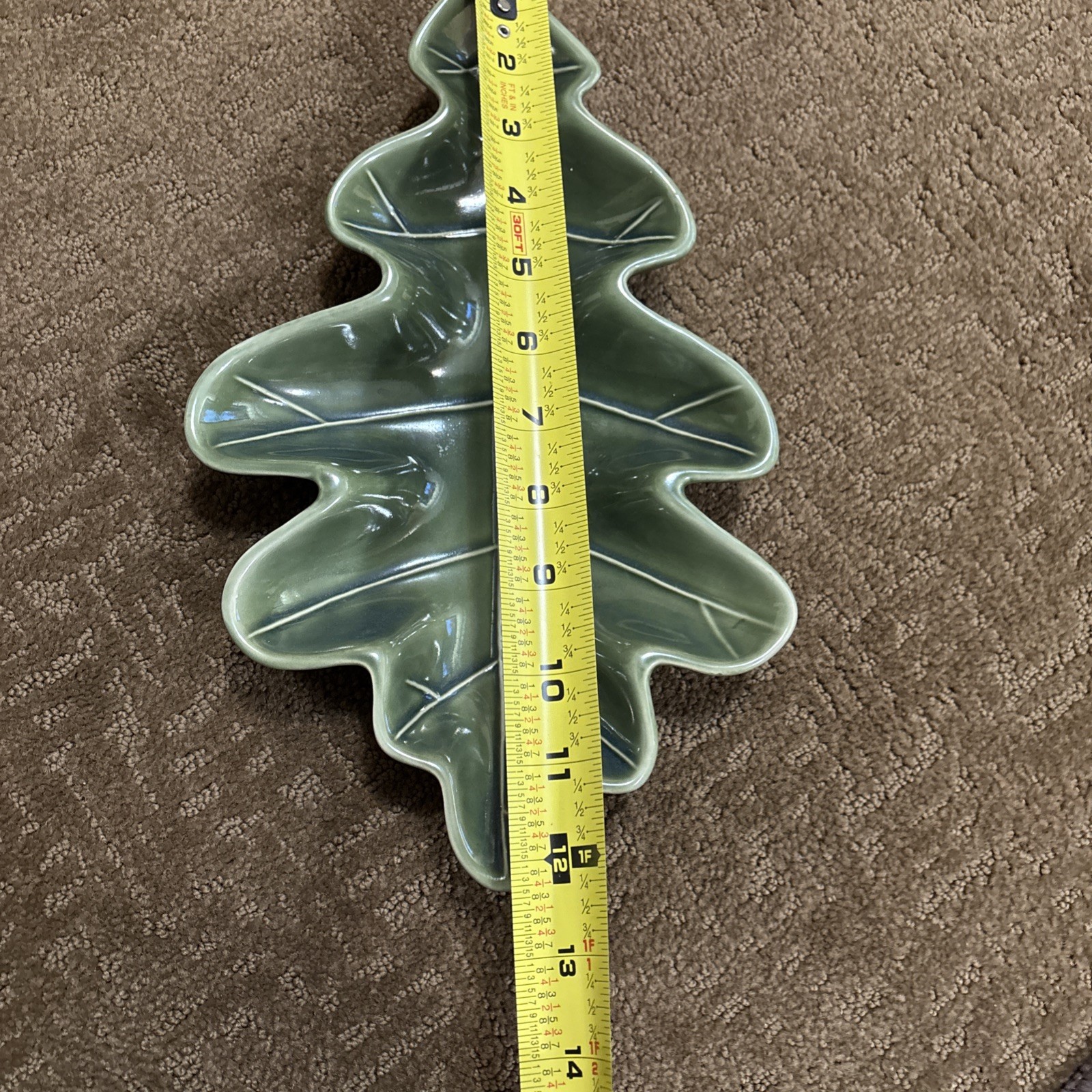 Department 56 Green Oak Leaf 12” X 7 1/2” One Leaf Only “Time To Celebrate”