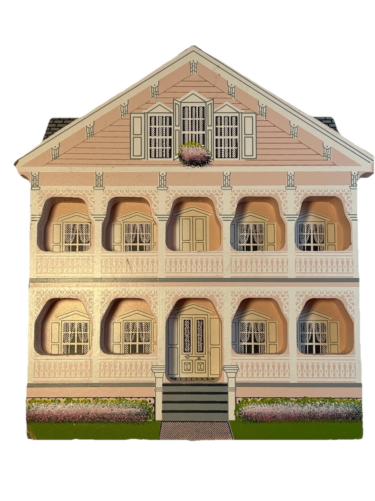 ILLINGSWORTH GINGERBREAD HOUSE Key West FL Sheila’s Houses Shelf Sitter 95