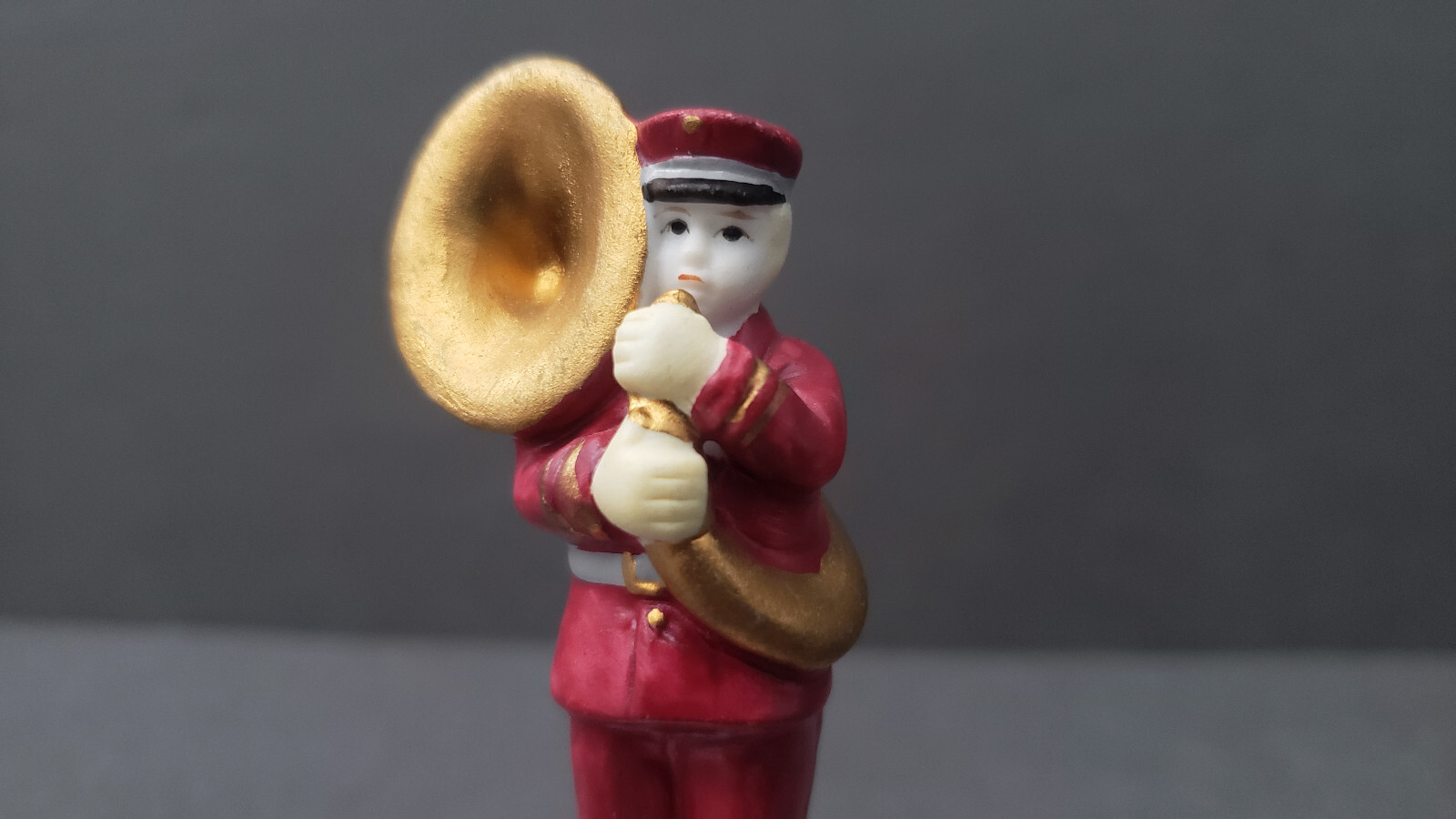 Dept. 56 Salvation Army Band Figurines Drummer Horn Tuba 59854 Incomplete *READ*