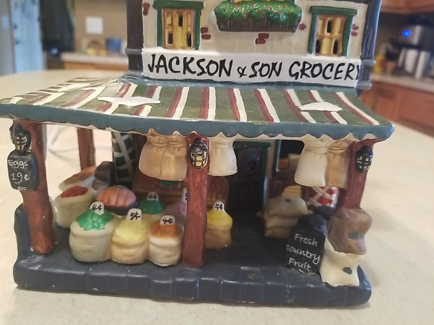 Lemax Jackson & Son Grocery Store Enchanted Forest Collection Retired Working