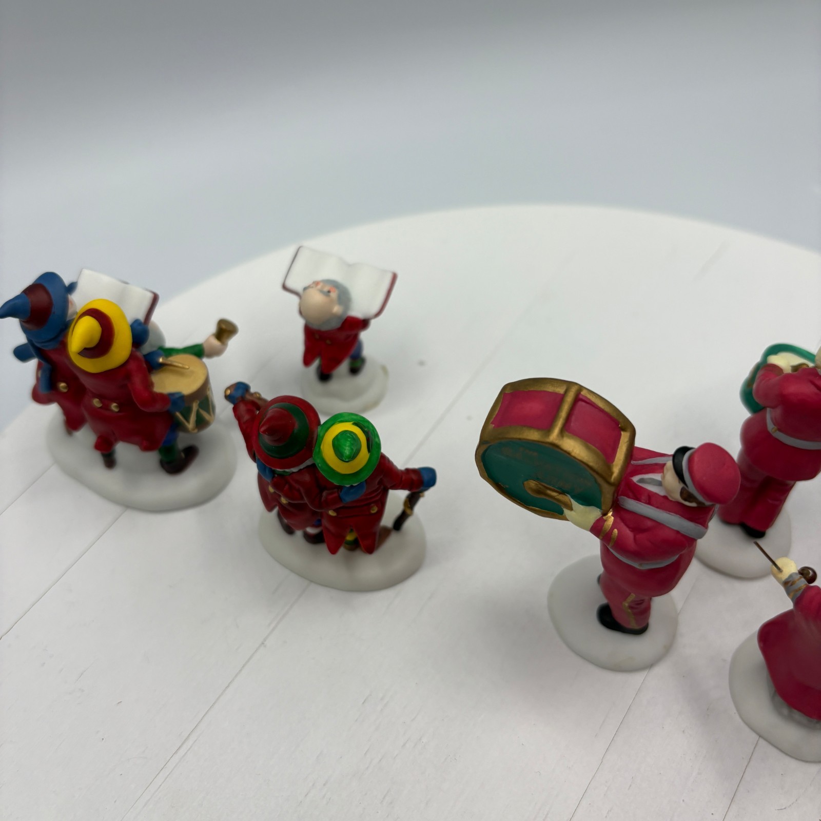 Christmas Heritage Village Salvation Army Band Carol Singing Figurines