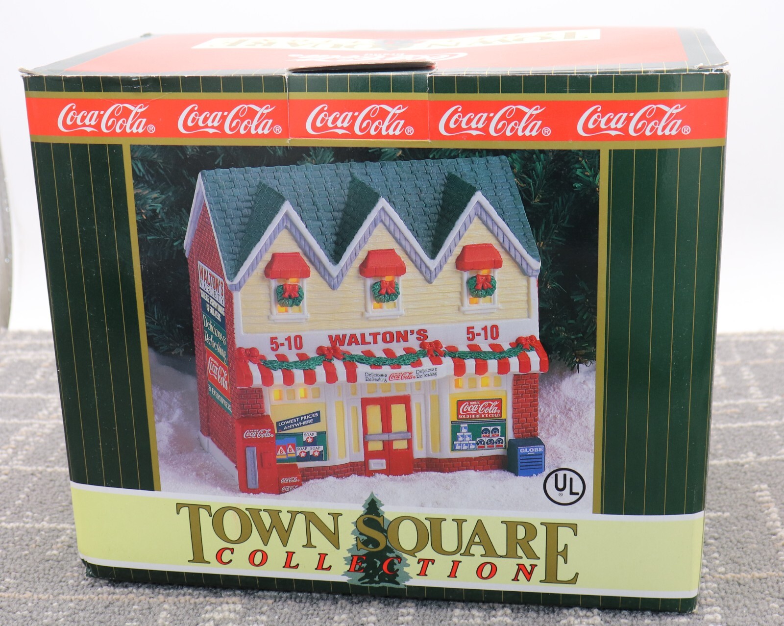 Coca-Cola Walton’s 5 & 10 Town Square In Box 1996 in Box