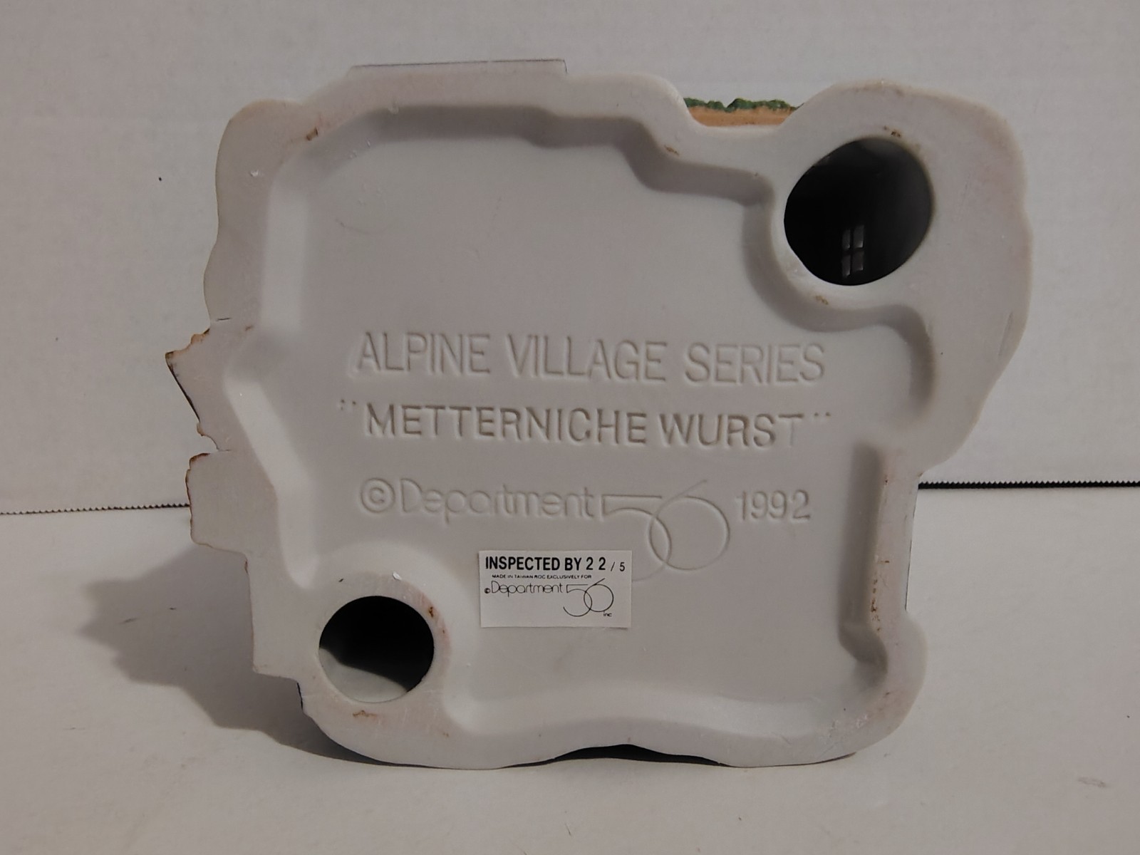 Dept 56 Alpine Village Stoder Grist Mill & Metterniche Wurst Building Lot of 2