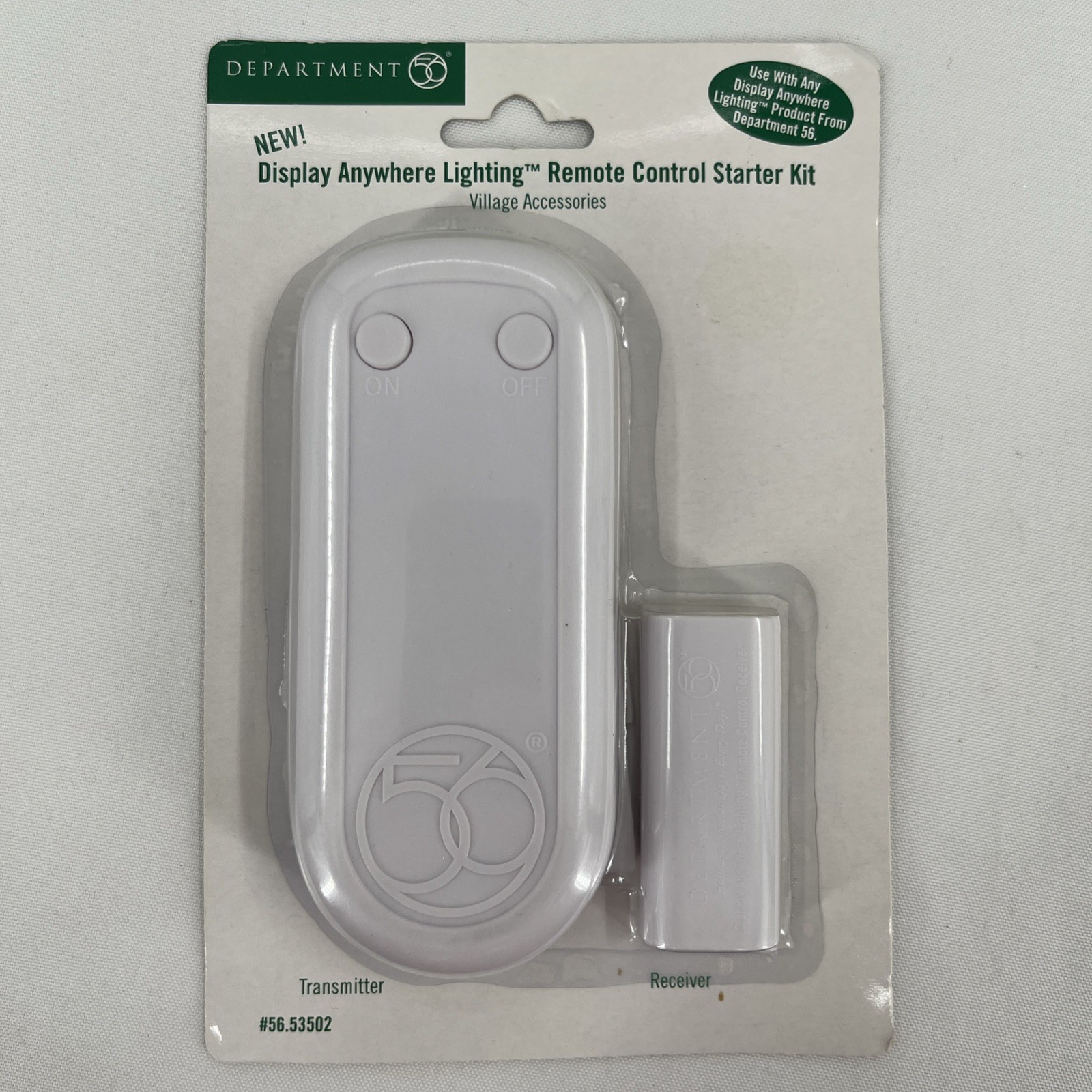 Dept 56 Display Anywhere LIGHTING REMOTE CONTROL STARTER KIT #56.53502 SEALED