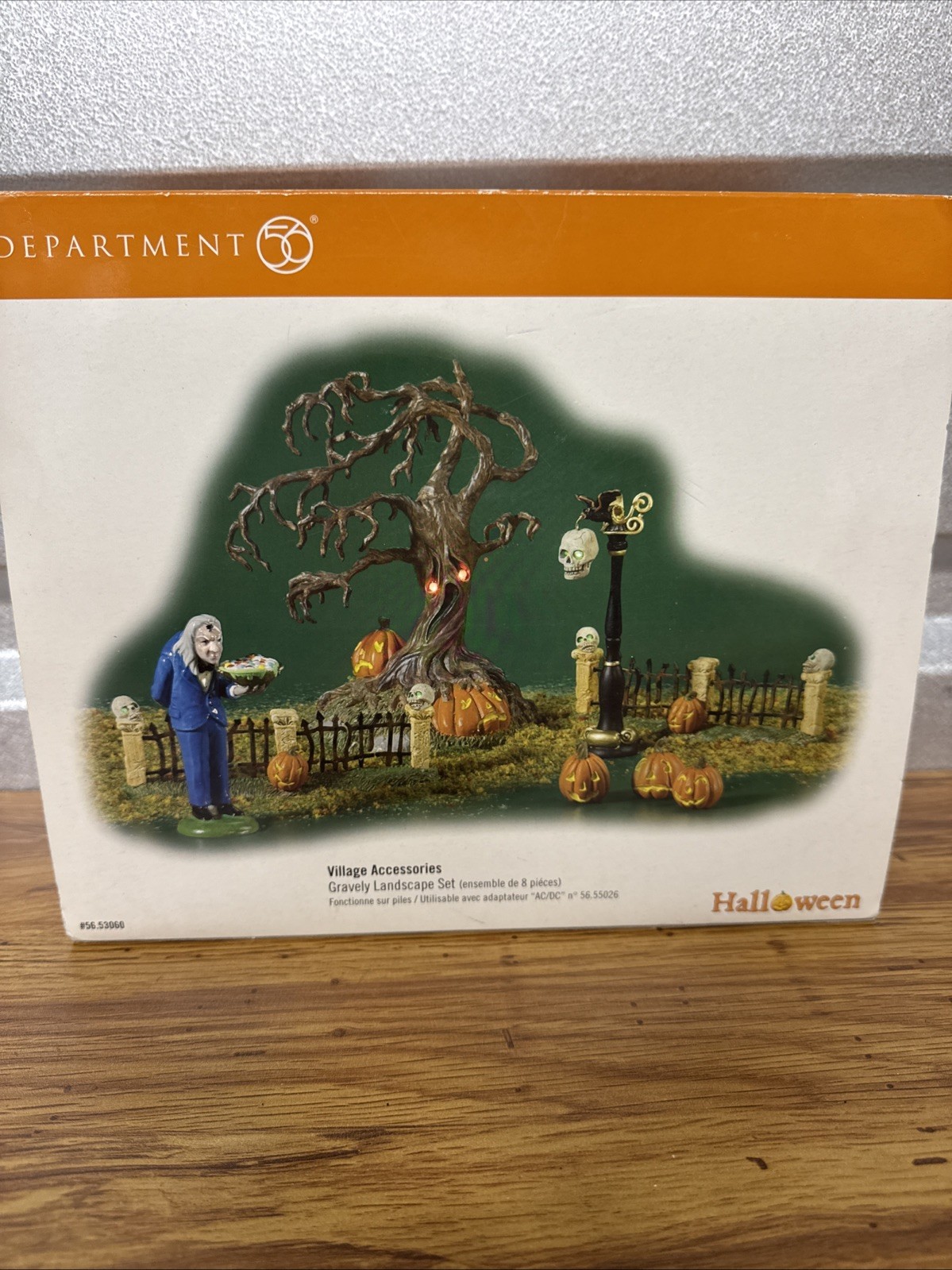 Dept 56 Village Accessories Halloween Gravely Landscape Set #56.53060 w Box