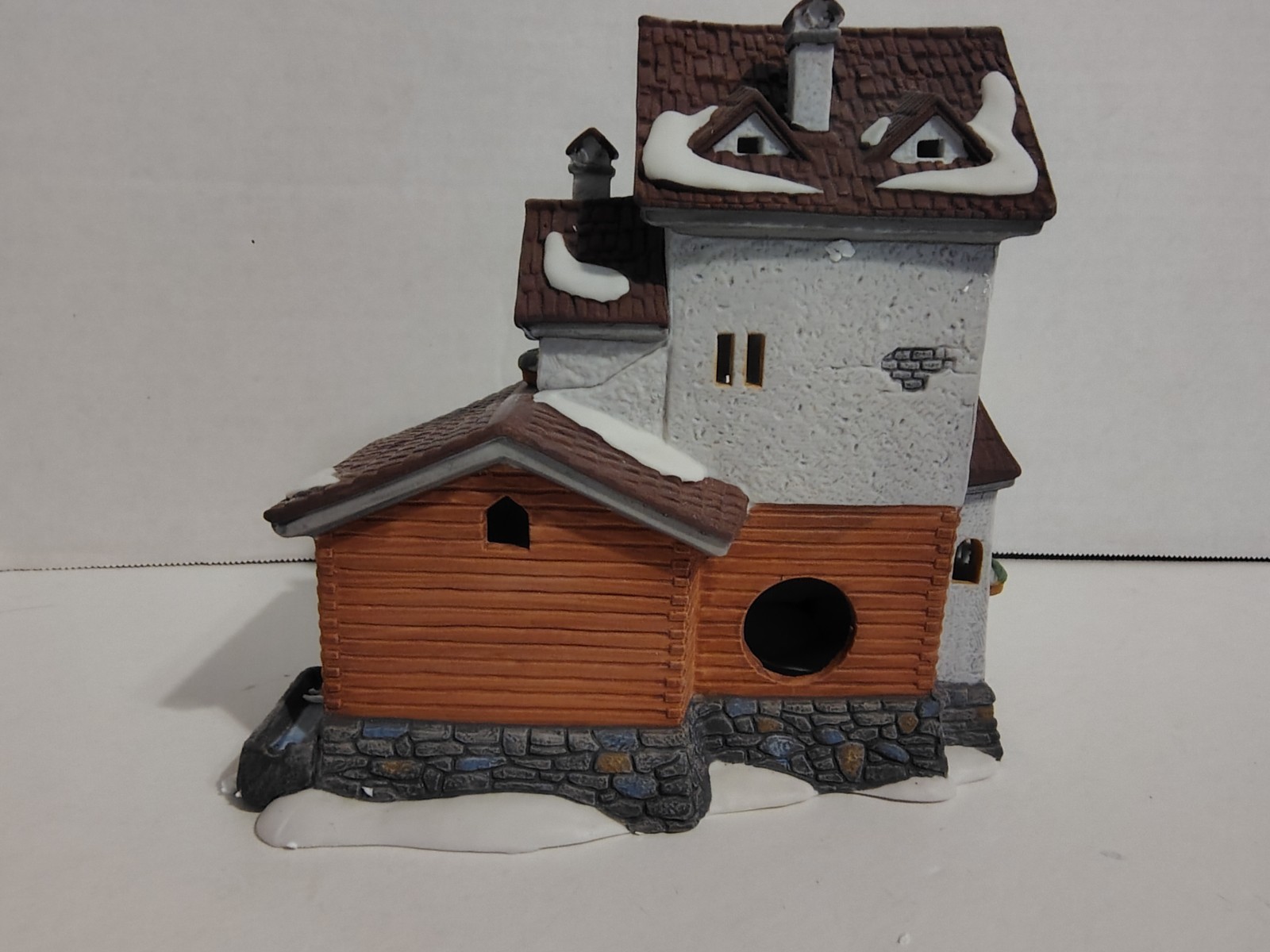 Dept 56 Alpine Village Stoder Grist Mill & Metterniche Wurst Building Lot of 2