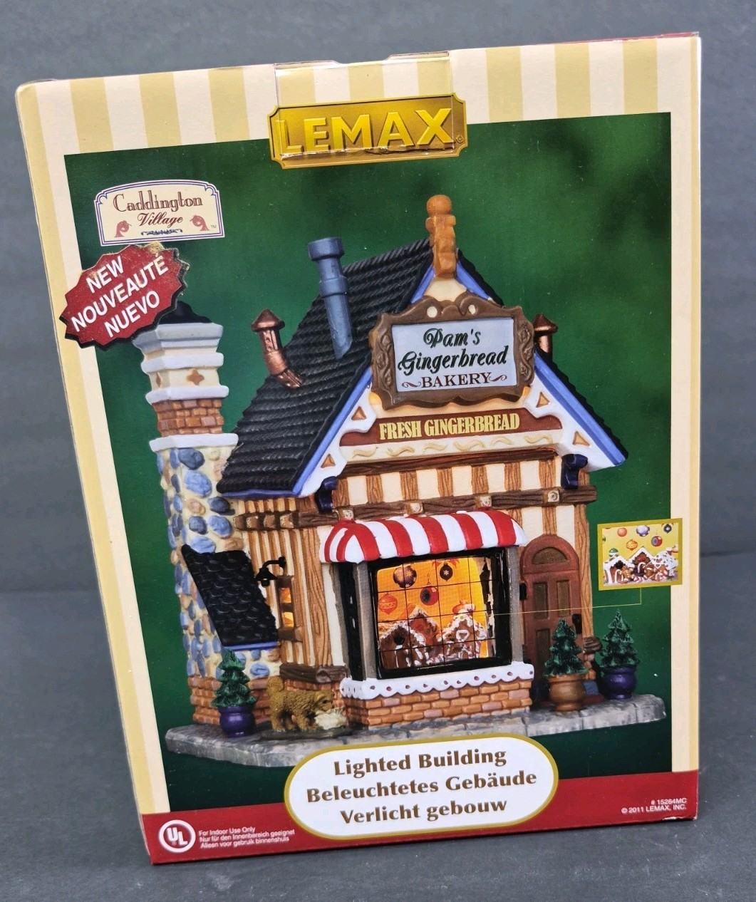 Lemax Caddington Village Pam’s Gingerbread Bakery Christmas Village