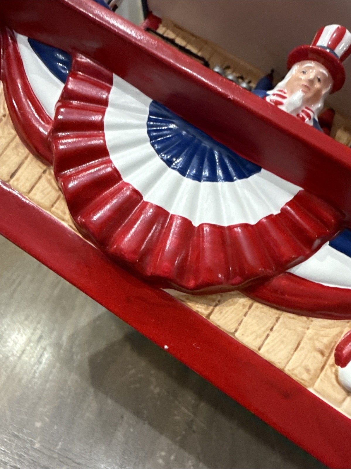 Department 56 Uncle Sam’s Firework Stand No Little Boy