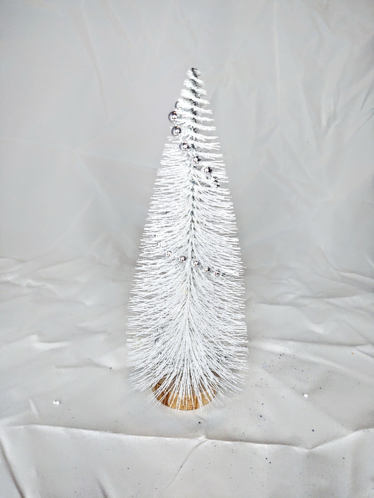 7.5″ Christmas Tree Mini Miniature White Pine Holiday Winter Village Home Decor