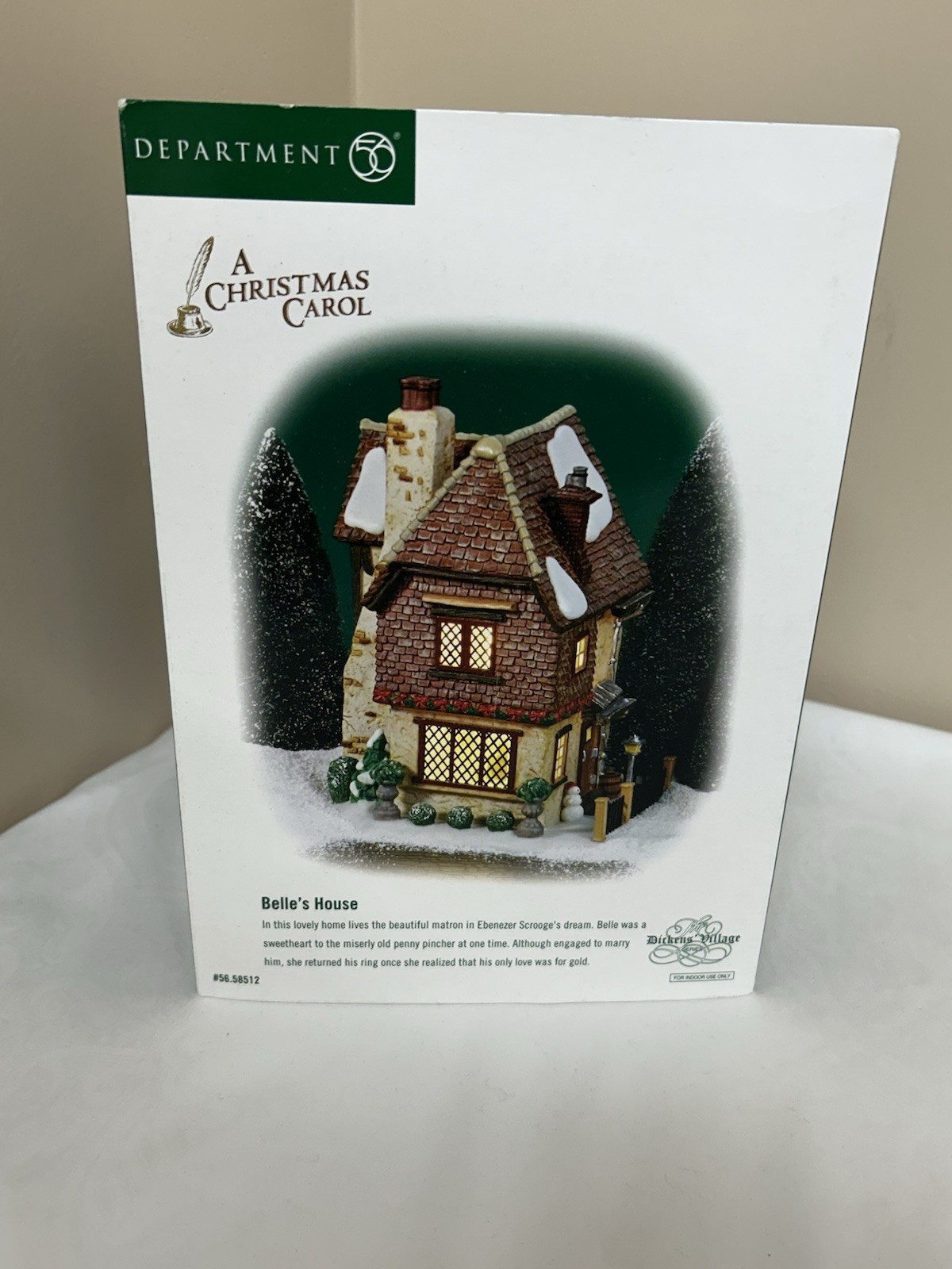 Department 56 Belle’s House A Christmas Carol