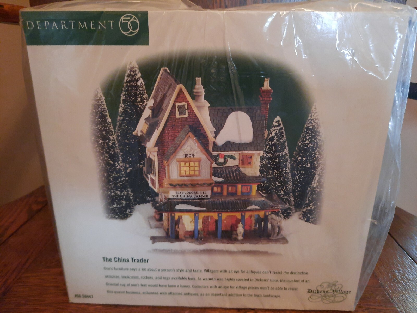 DEPT 56 “THE CHINA TRADER” DICKENS VILLAGE, NEW