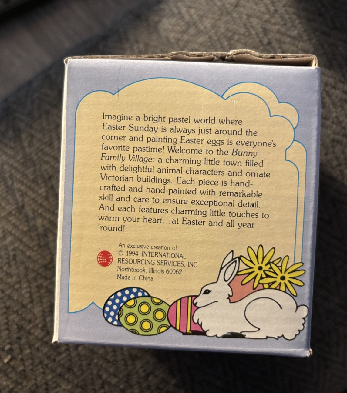 Bunny Family Village “Peter’s Flower Shop” EH02 1994 NIB