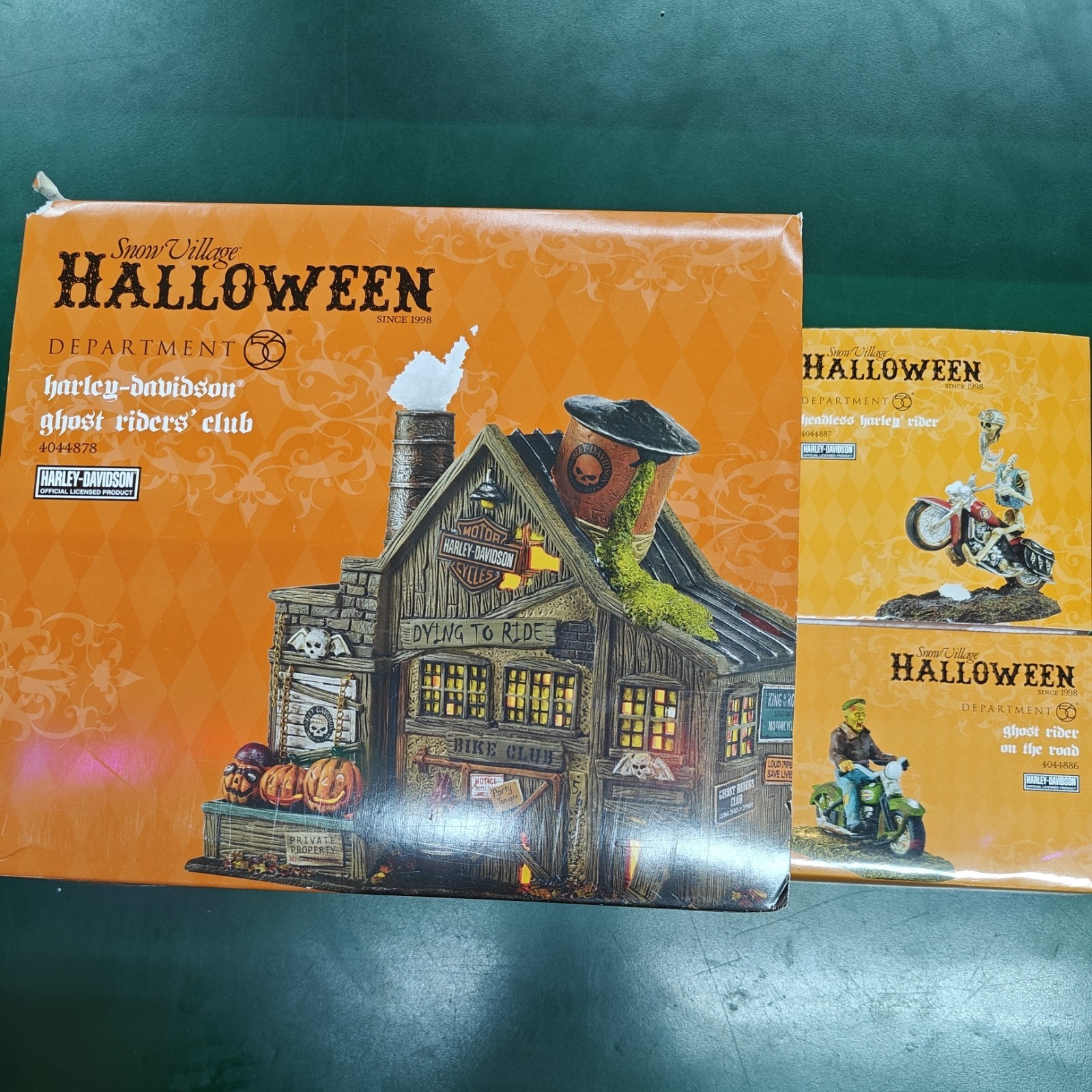 Dept 56 Ghost Rider Club 4044878 Headless Rider 4044887 Ghost Rider 4044886 New