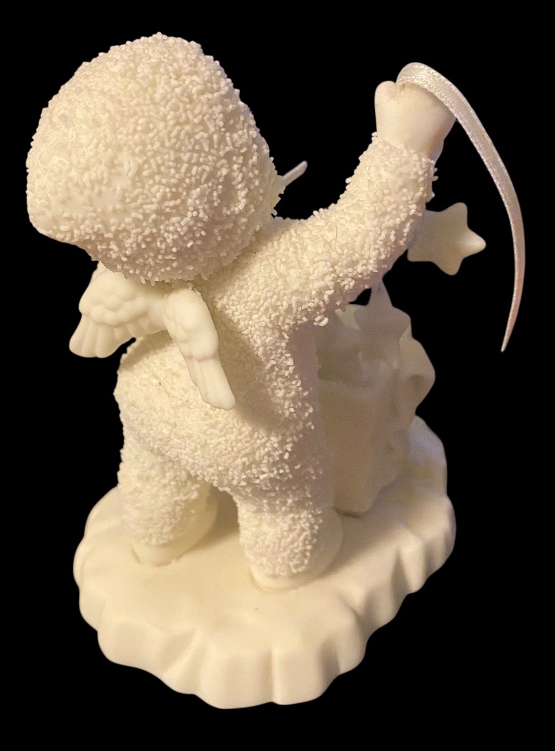 Dept 56 Snow Babies Stringing Fallen Stars Figurine Made In Taiwan In Box