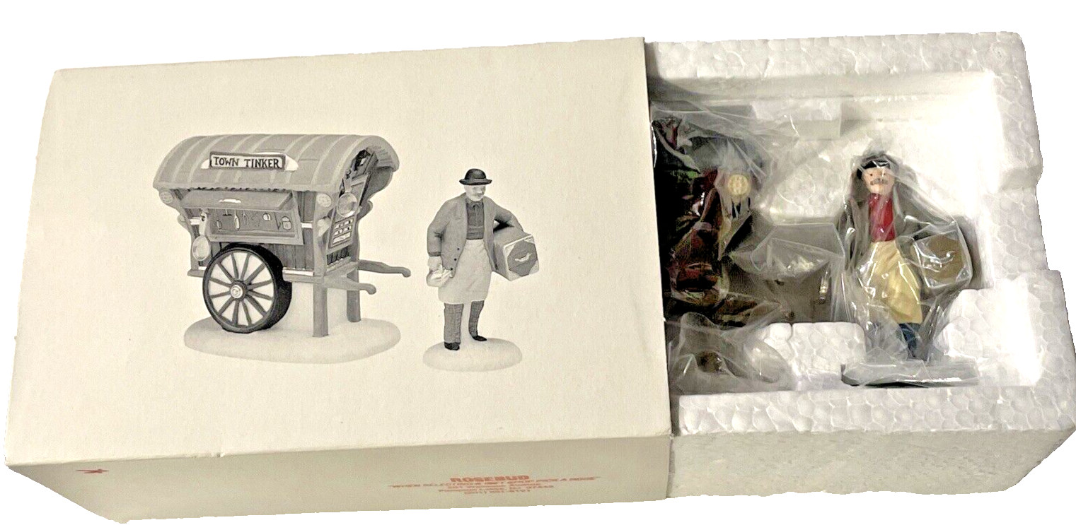 Dept 56 Town Tinker All Around The Town Heritage Village Lot 5646-4 5545-0 READ*