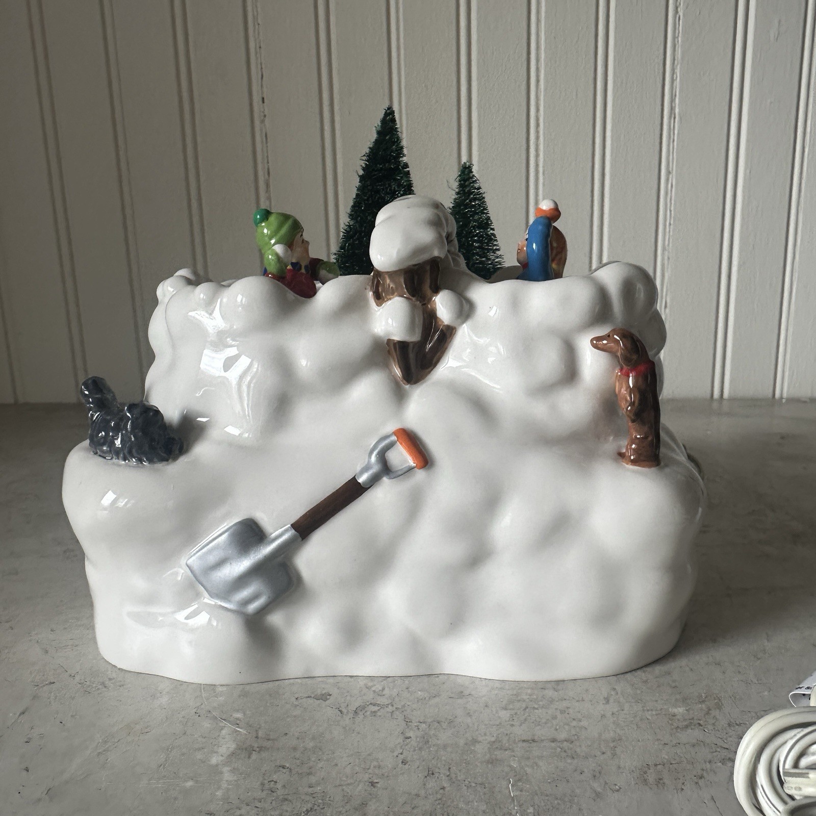 Dept 56 Rare Animated Snowball Fight 4020242 Snow Village Accessories New Unused