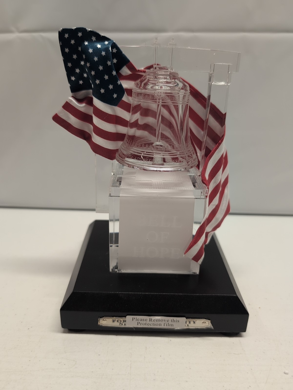 Hawthorne Village Bell Of Hope- Forged In Adversity 9/11 Lighted Statue