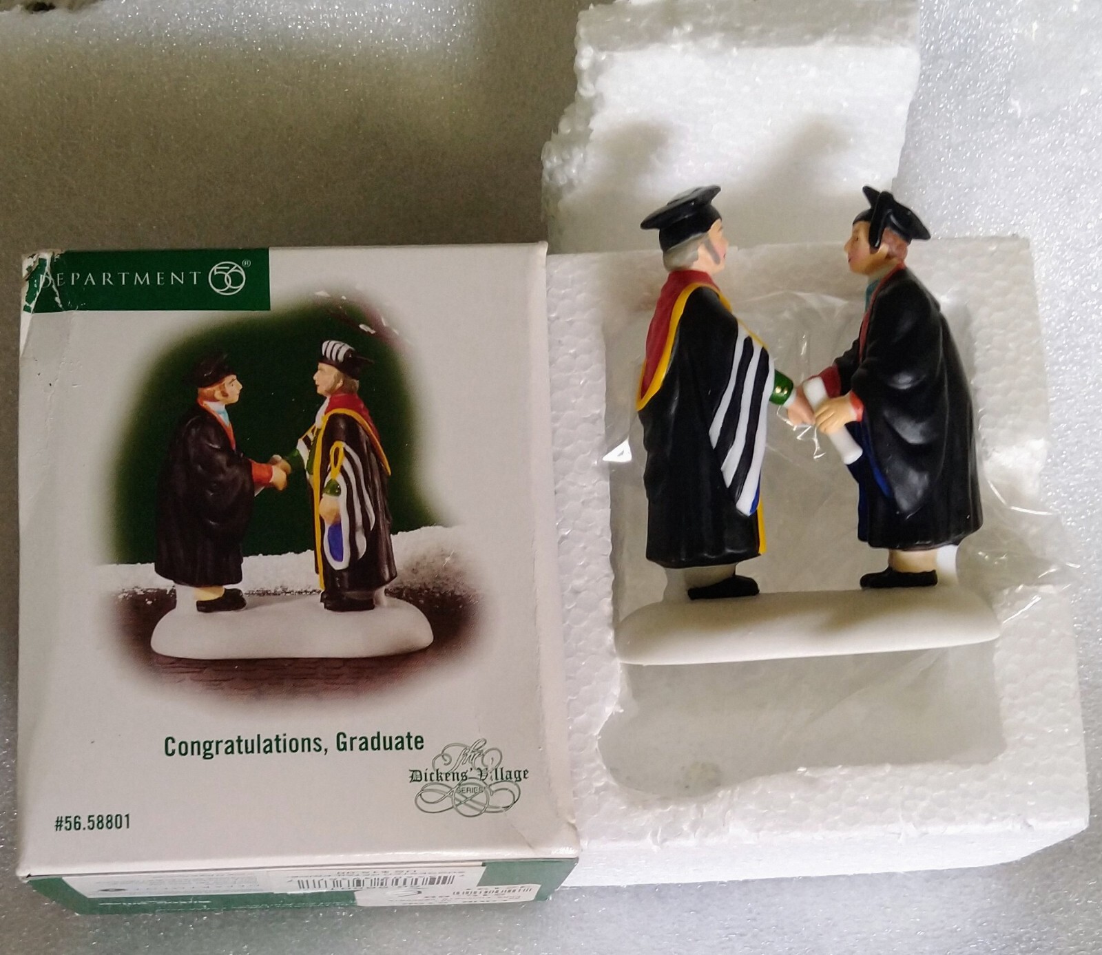Congratulations Graduate #58801 Department 56 Dickens Village-BUYER GUARANTEE