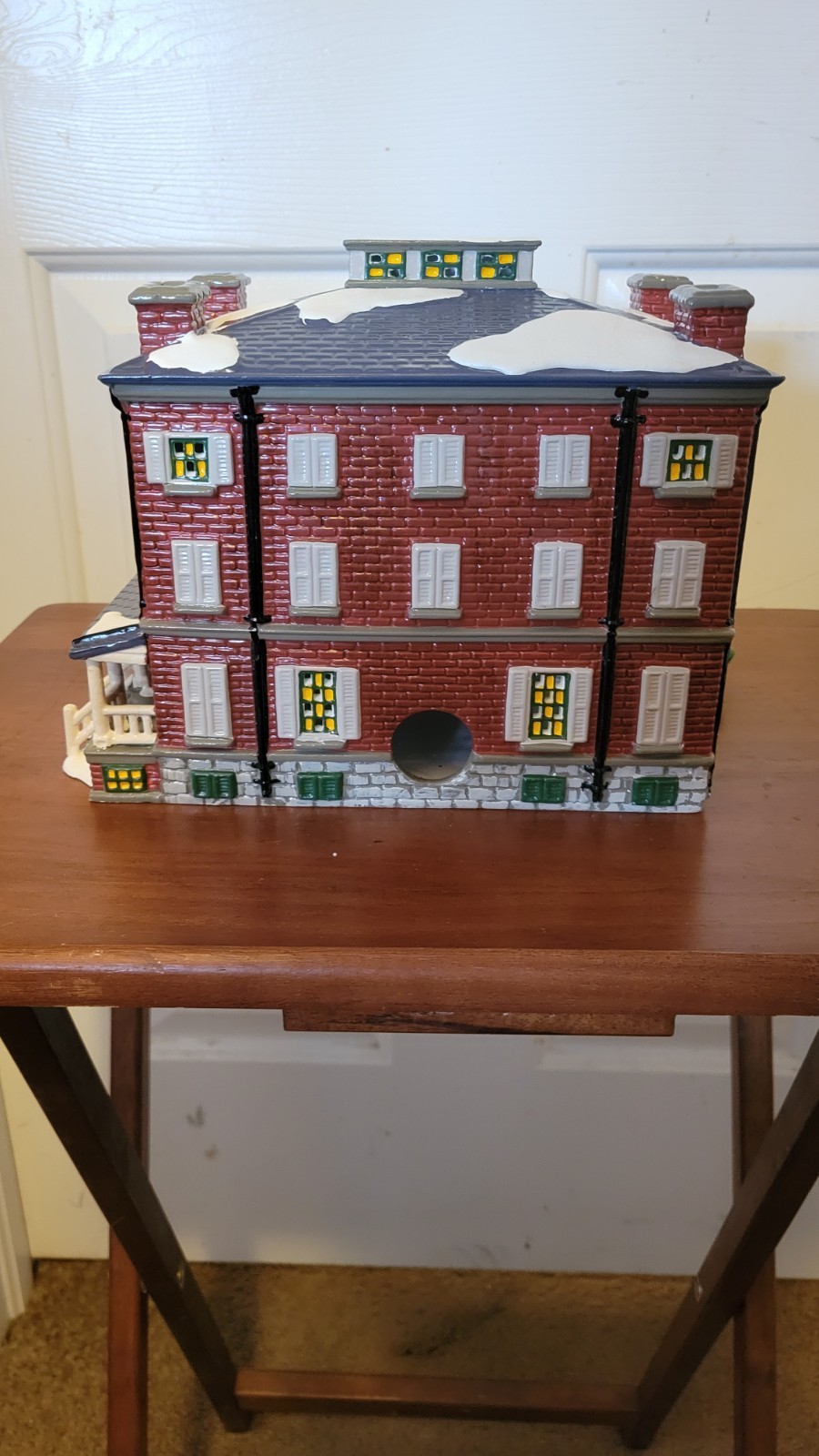 Dept 56 Original Snow Village OLD CHELSEA MANSION Retired 54903 w/Book