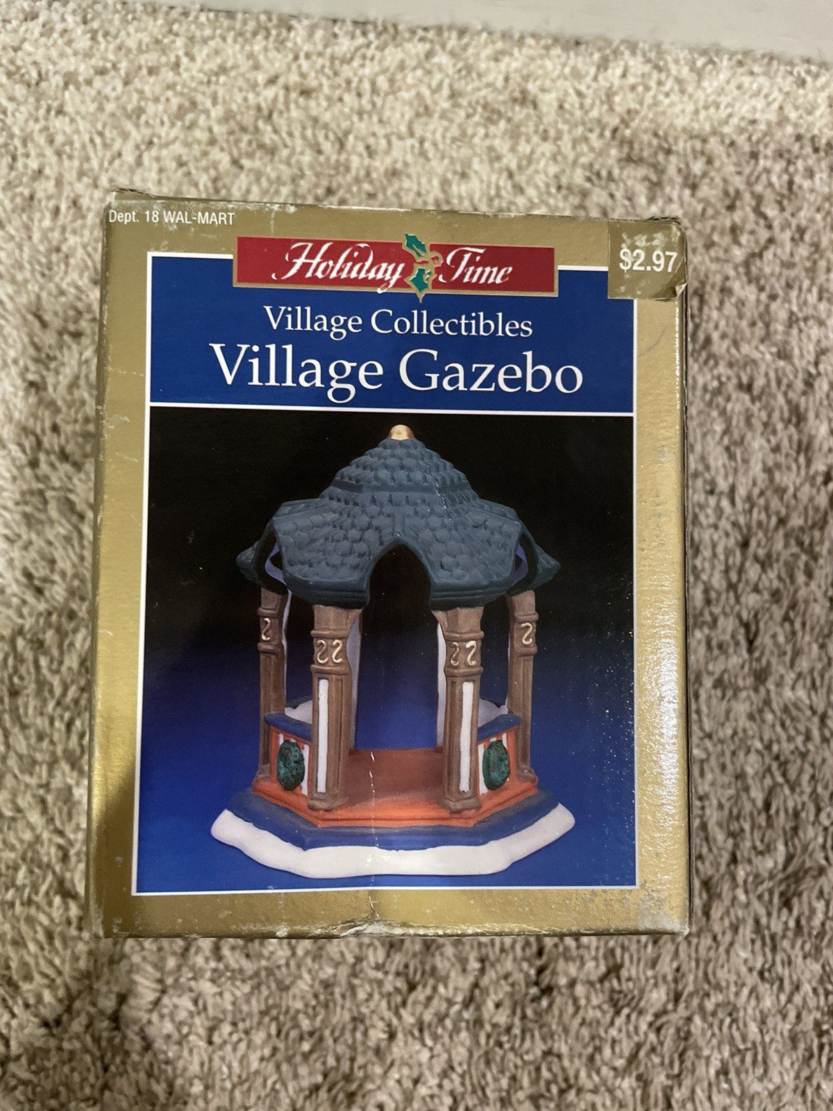Holiday Time Village Gazebo 4 1/2″ Accessory used