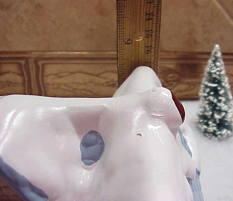 Vintage House of Lloyd Country Cottage Lighted House Snow Draped Roof Marked