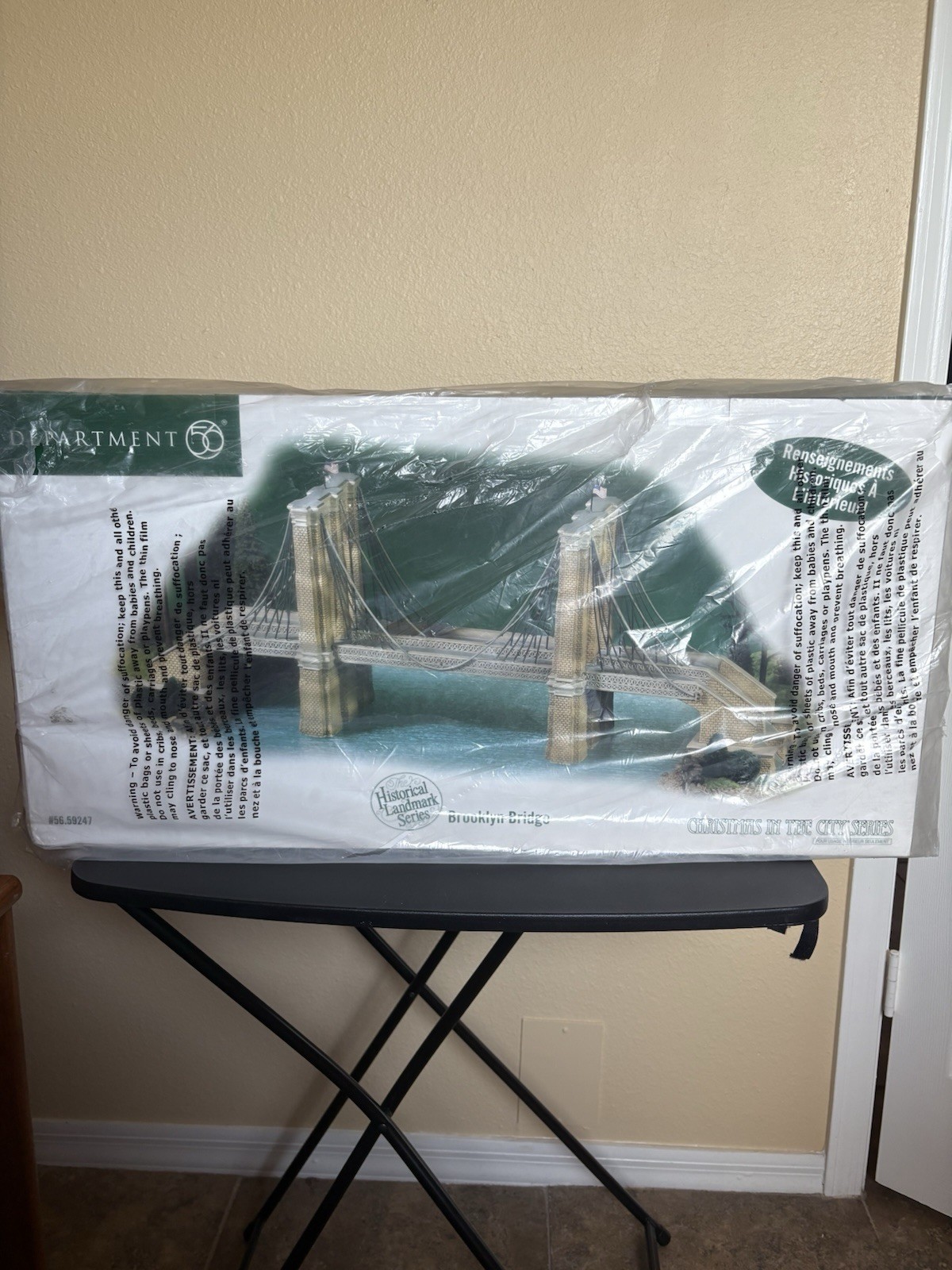 Department 56 Brooklyn Bridge, BRAND NEW Historical Landmark Series 59247